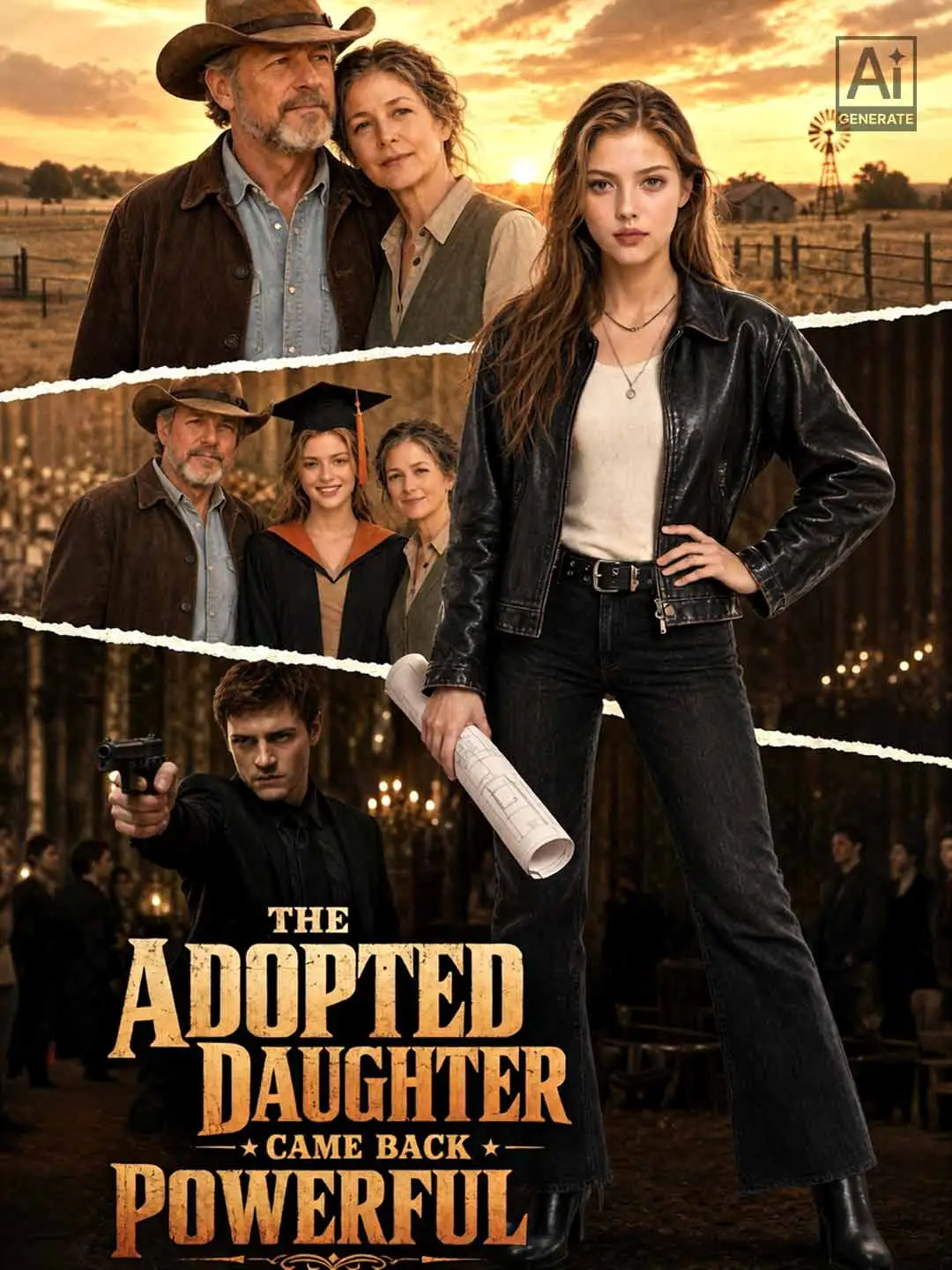 The Adopted Daughter Came Back Powerful short drama poster