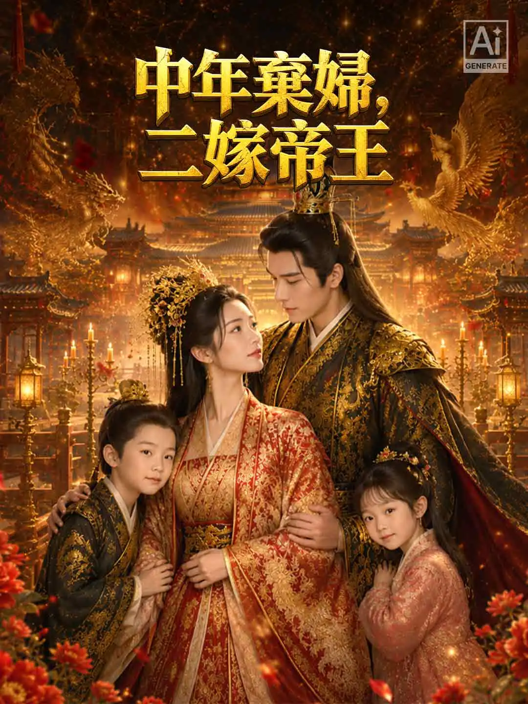 中年棄婦，二嫁帝王 short drama poster