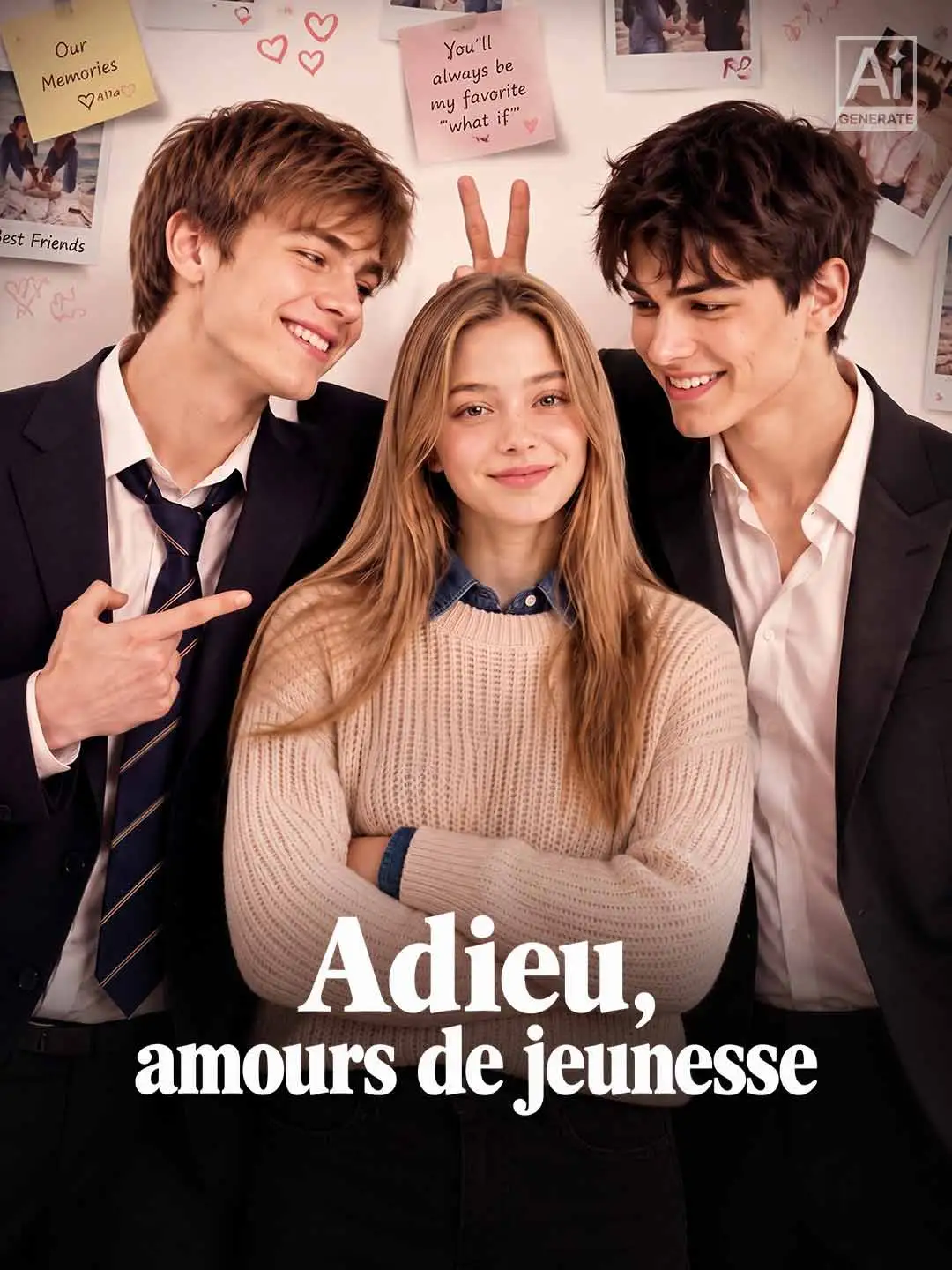 Adieu, amours de jeunesse short drama poster