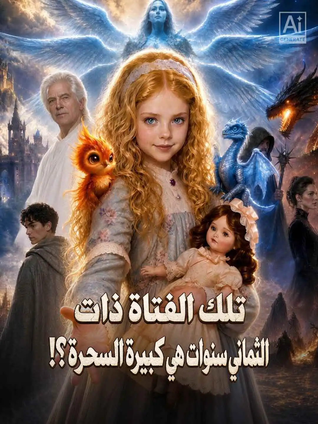 تلك الفتاة ذات الثماني سنوات هي كبيرة السحرة؟! short drama poster
