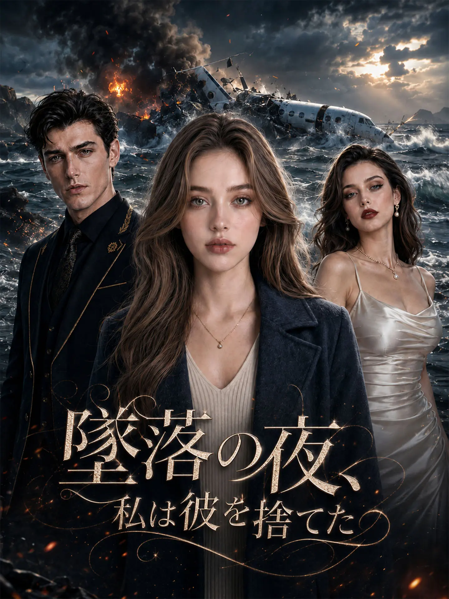 （吹替版）墜落の夜、私は彼を捨てた short drama poster