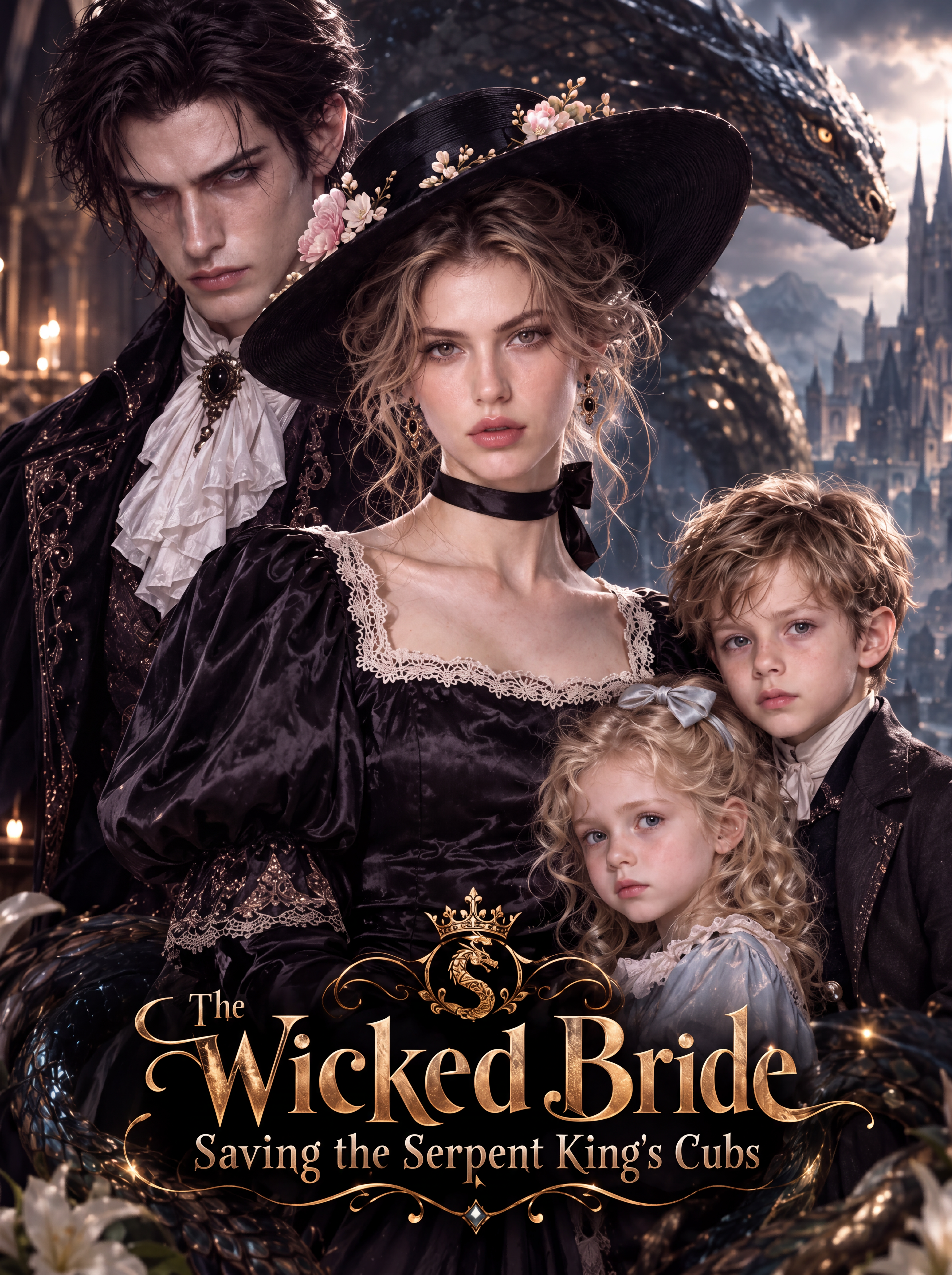 The Wicked Bride Saving the Serpent King's Cubs short drama poster