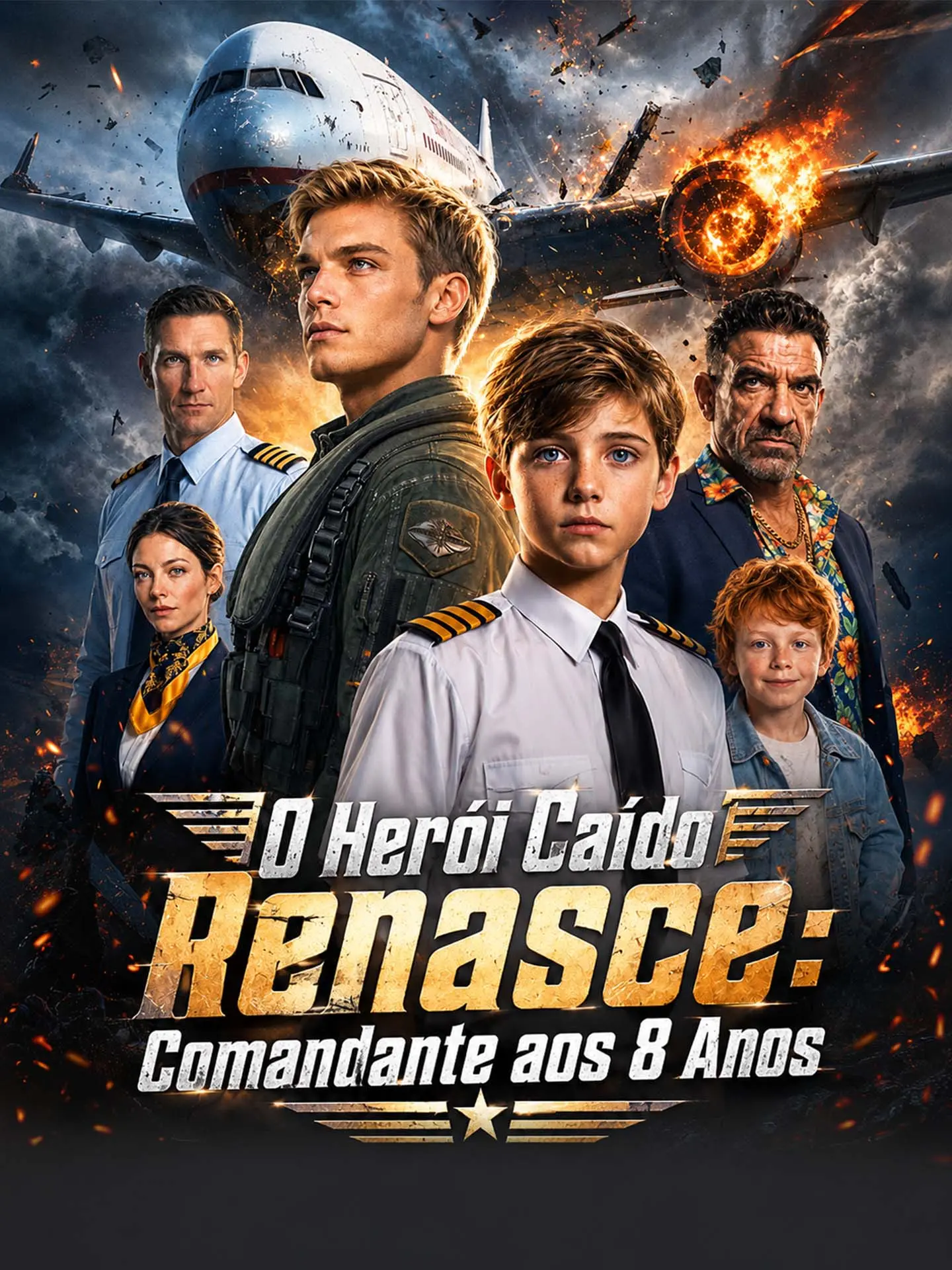 [Dublado] O Herói Caído Renasce: Comandante aos 8 Anos short drama poster