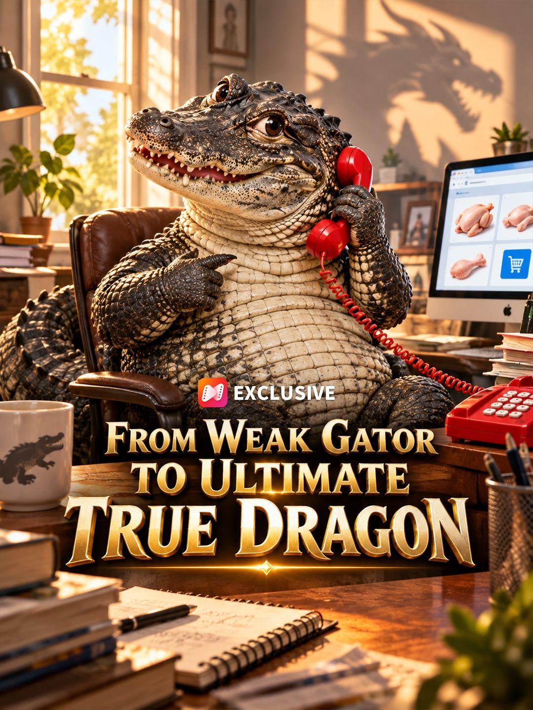 From Weak Gator to Ultimate True Dragon short drama poster