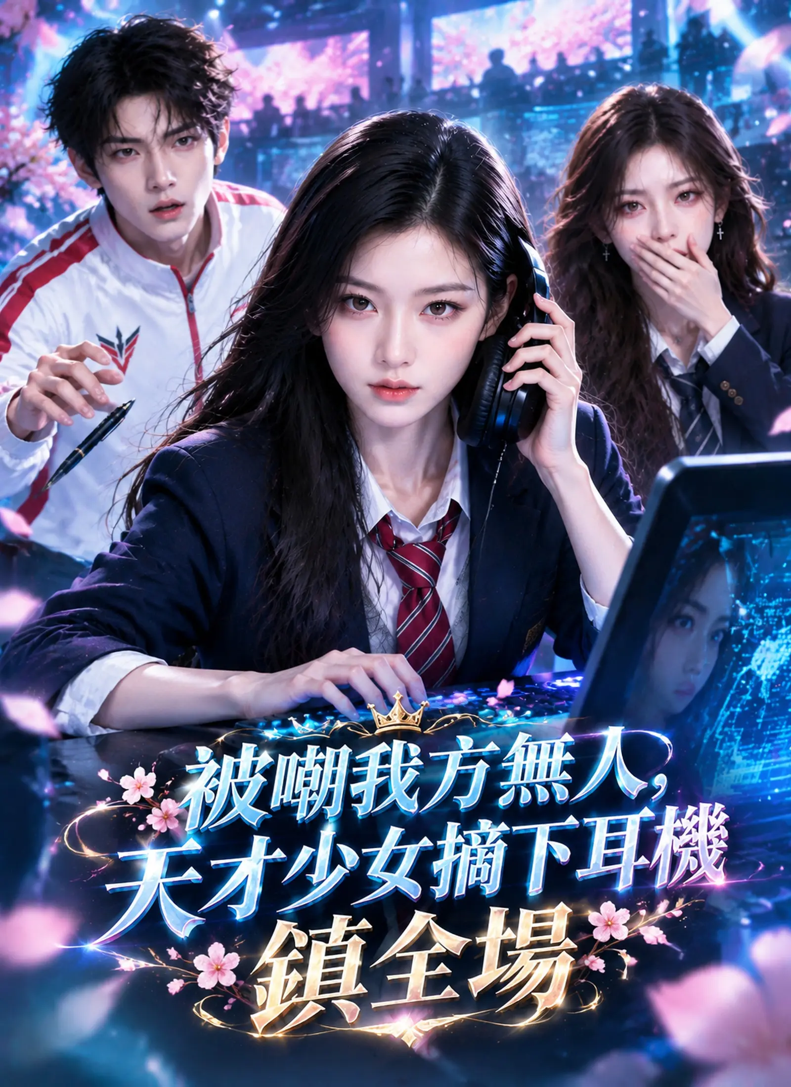 被嘲我方無人，天才少女摘下耳機鎮全場 short drama poster