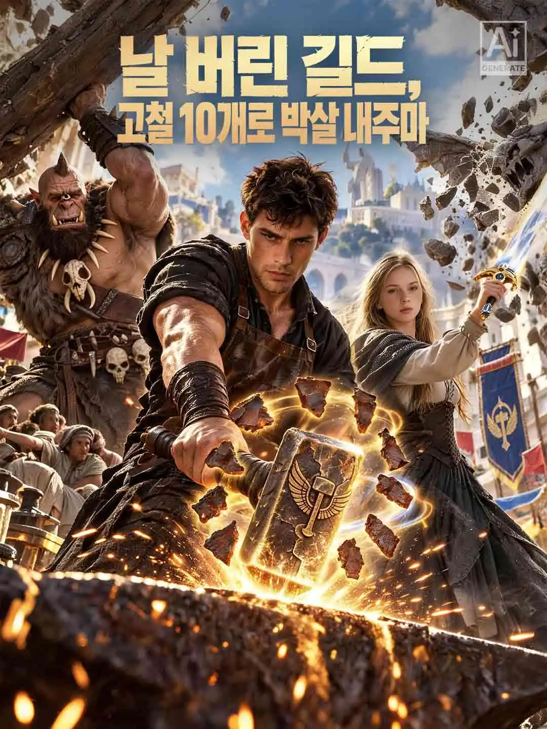 날 버린 길드, 고철 10개로 박살 내주마 short drama poster