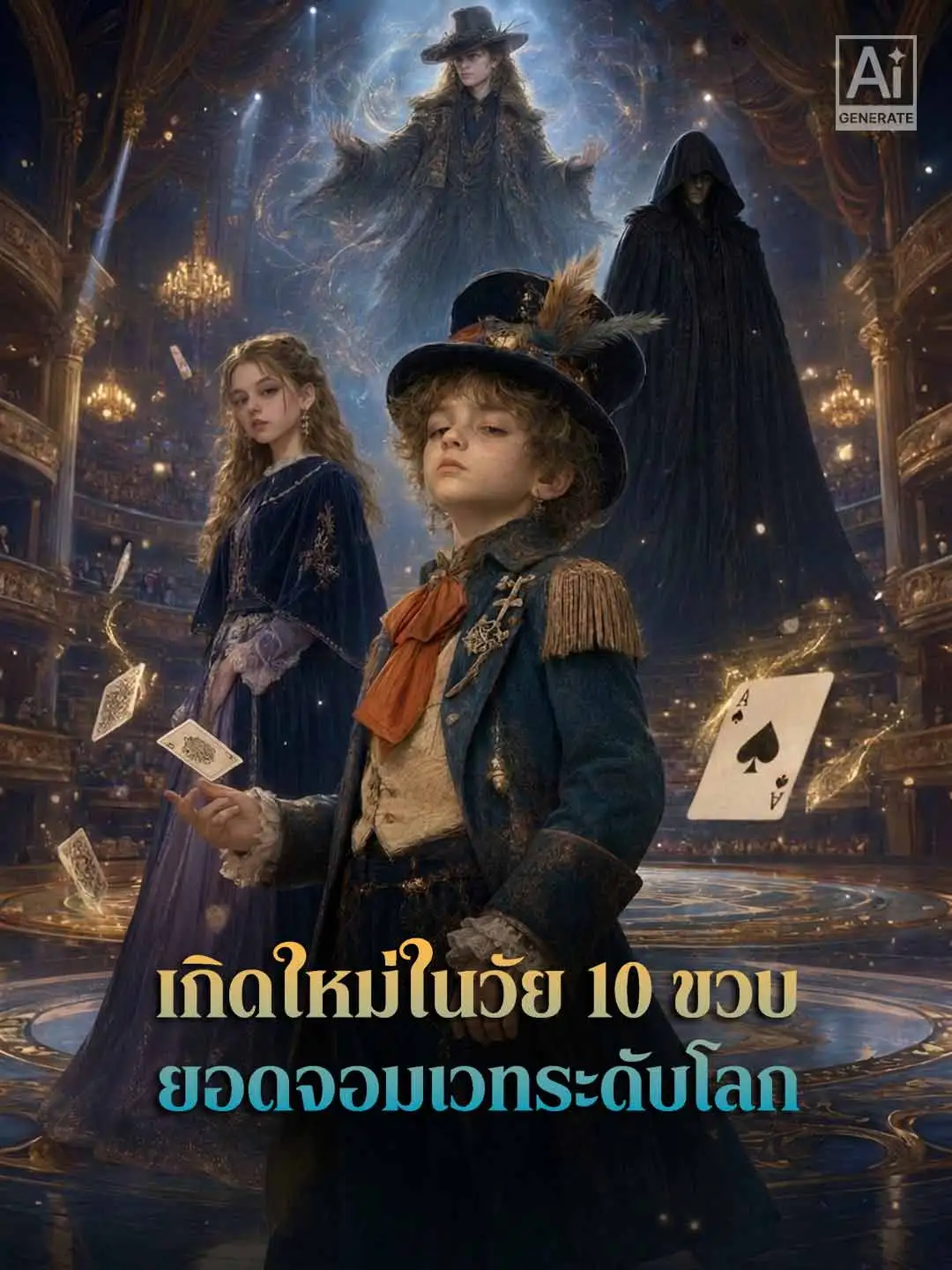 เกิดใหม่ในวัย 10 ขวบ ยอดจอมเวทระดับโลก short drama poster