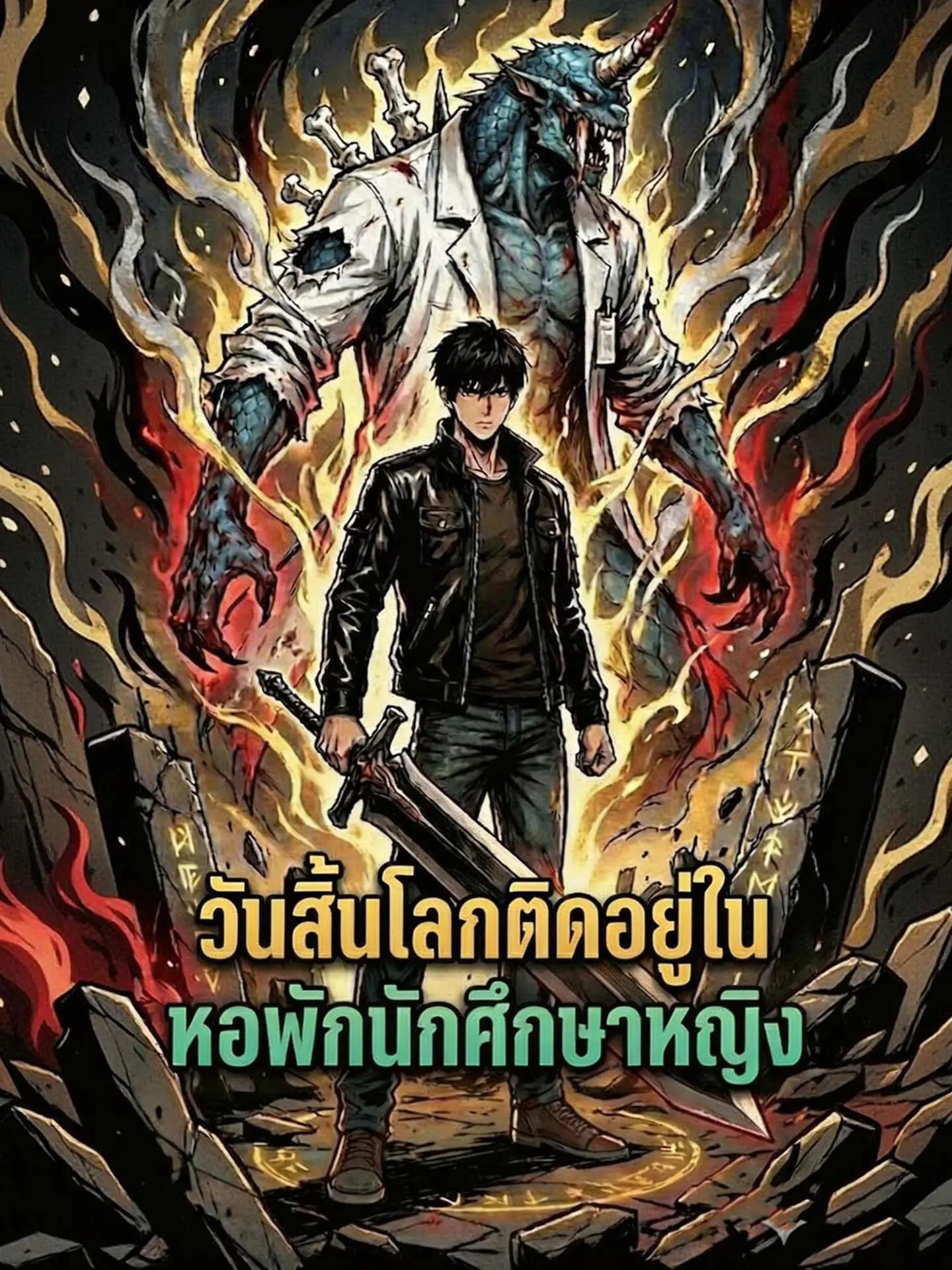 วันสิ้นโลกติดอยู่ในหอพักนักศึกษาหญิง short drama poster