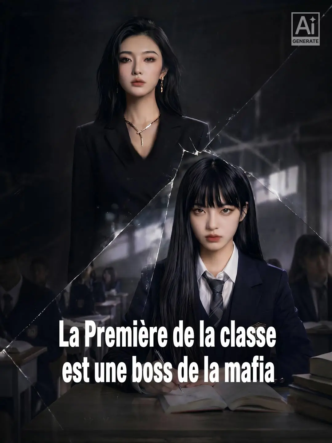 La Première de la classe est une boss de la mafia short drama poster