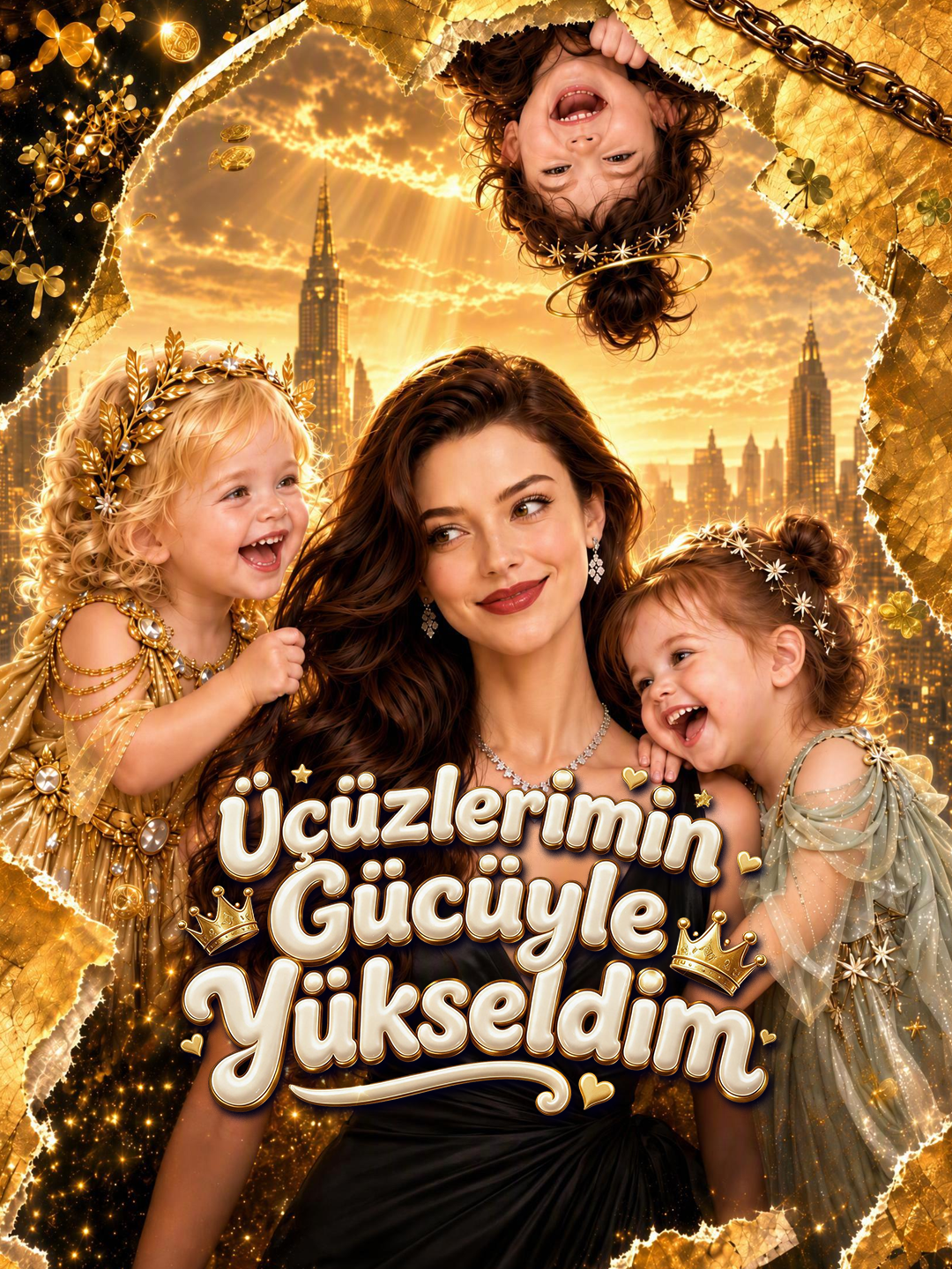 Üçüzlerimin Gücüyle Yükseldim short drama poster