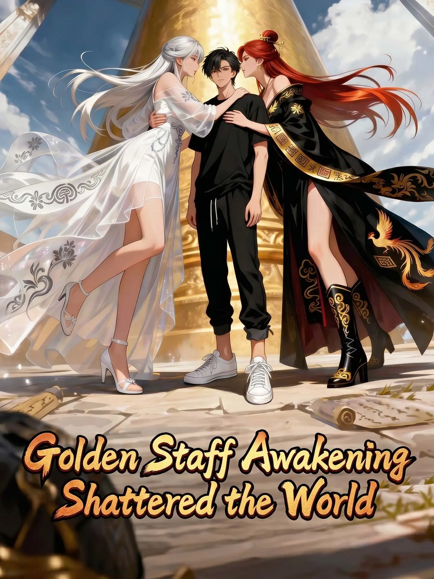 Golden Staff Awakening Shattered the World short drama poster