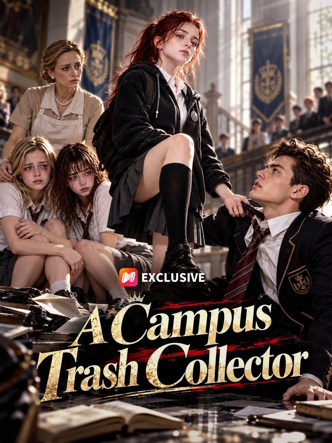 A Campus Trash Collector short drama poster