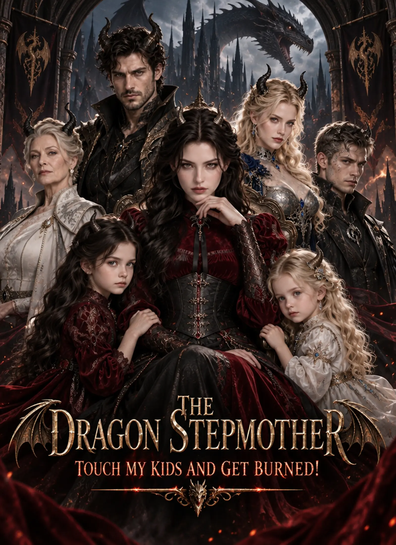 The Dragon Stepmother: Touch My Kids and Get Burned! short drama poster