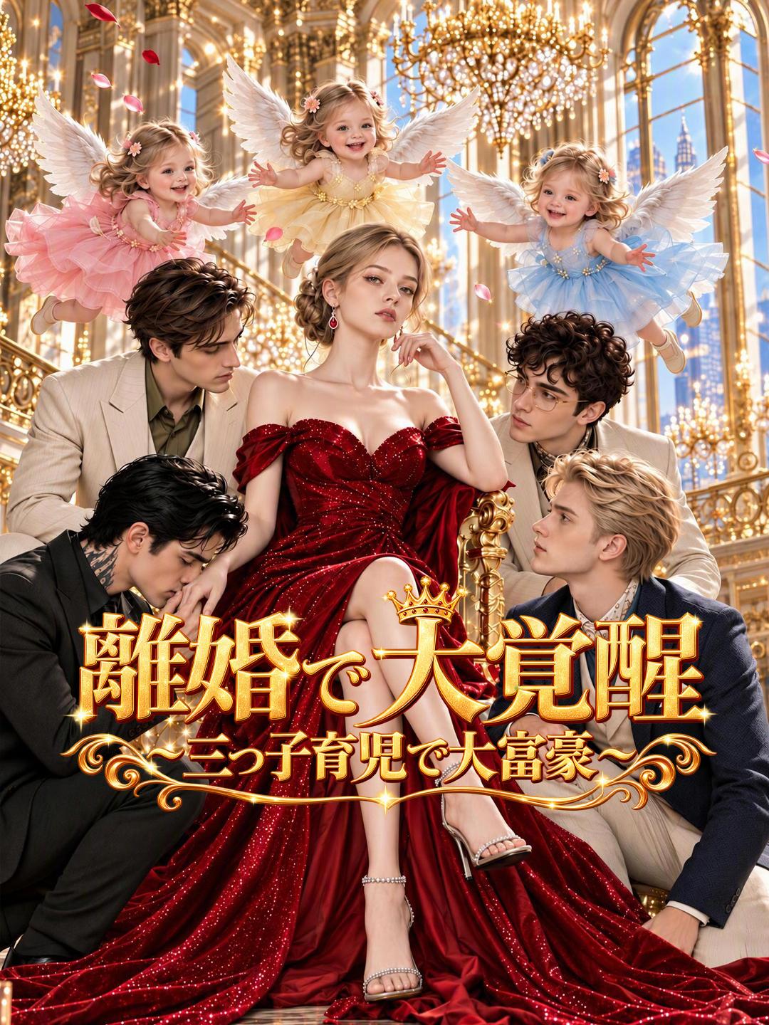 離婚で大覚醒～三つ子育児で大富豪～ short drama poster