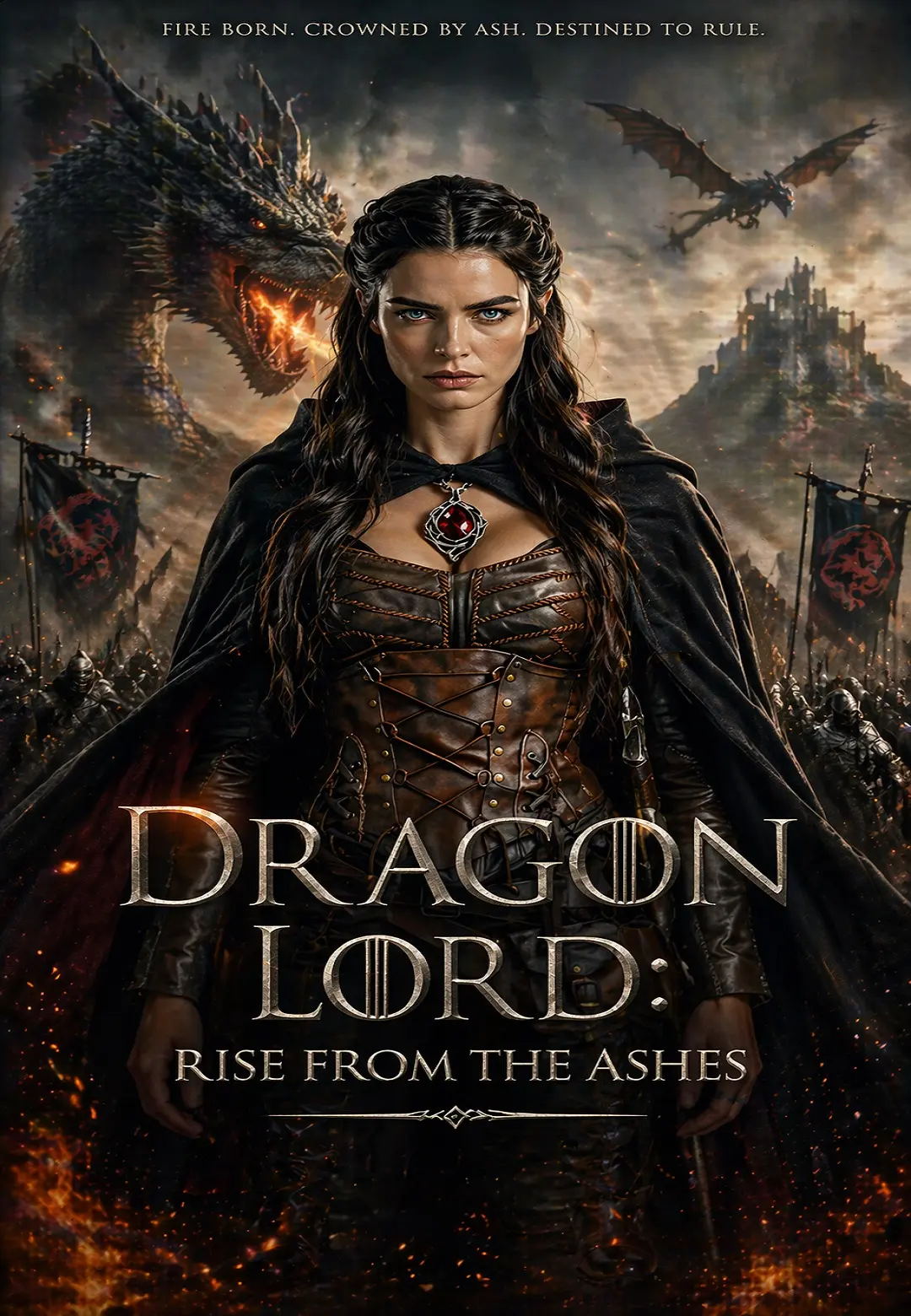 DRAGON LORD RISE FROM THE ASHES short drama poster