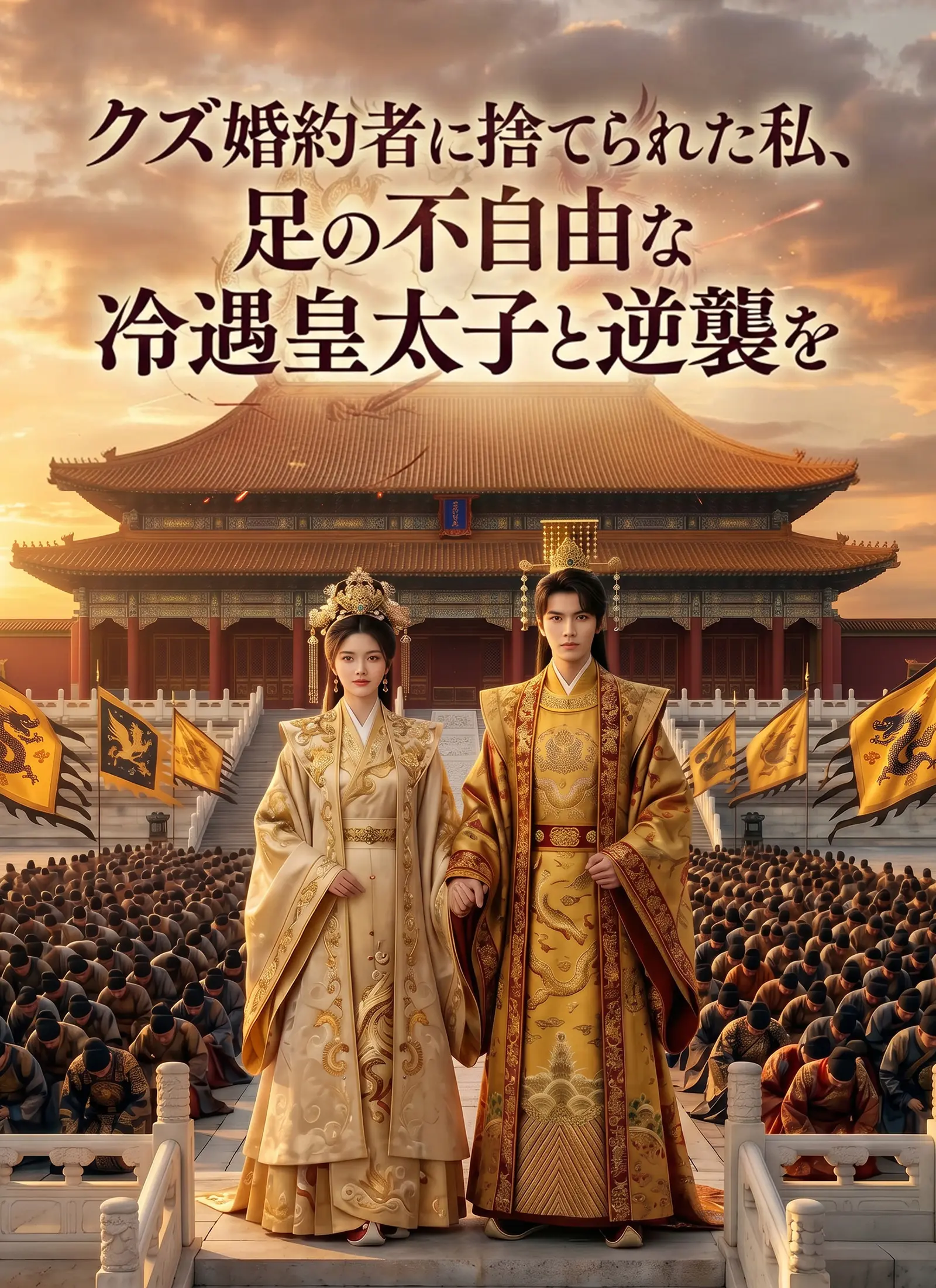 クズ婚約者に捨てられた私、足の不自由な冷遇皇太子と逆襲を short drama poster