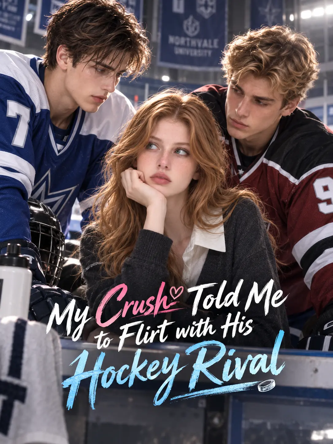 My Crush Told Me to Flirt with His Hockey Rival short drama poster