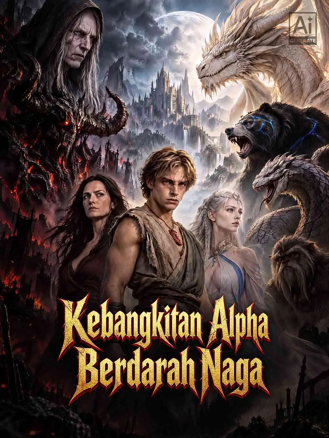Kebangkitan Alpha Berdarah Naga short drama poster