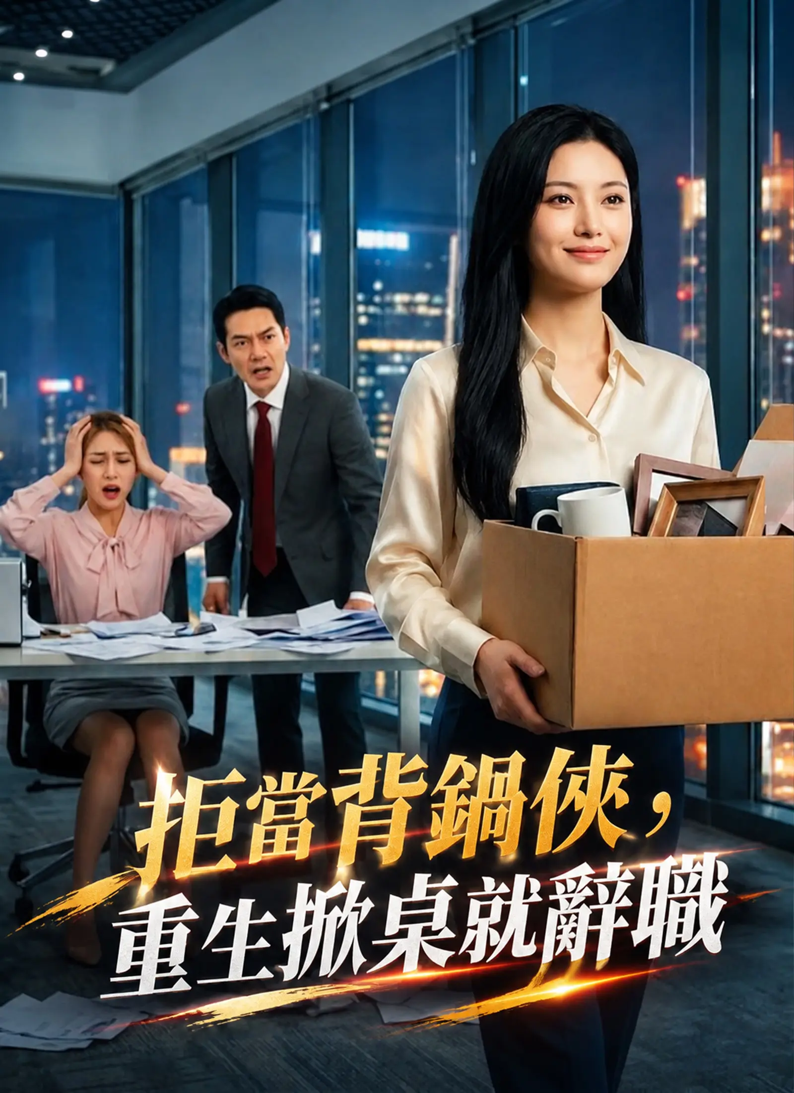 拒當背鍋俠，重生掀桌就辭職 short drama poster