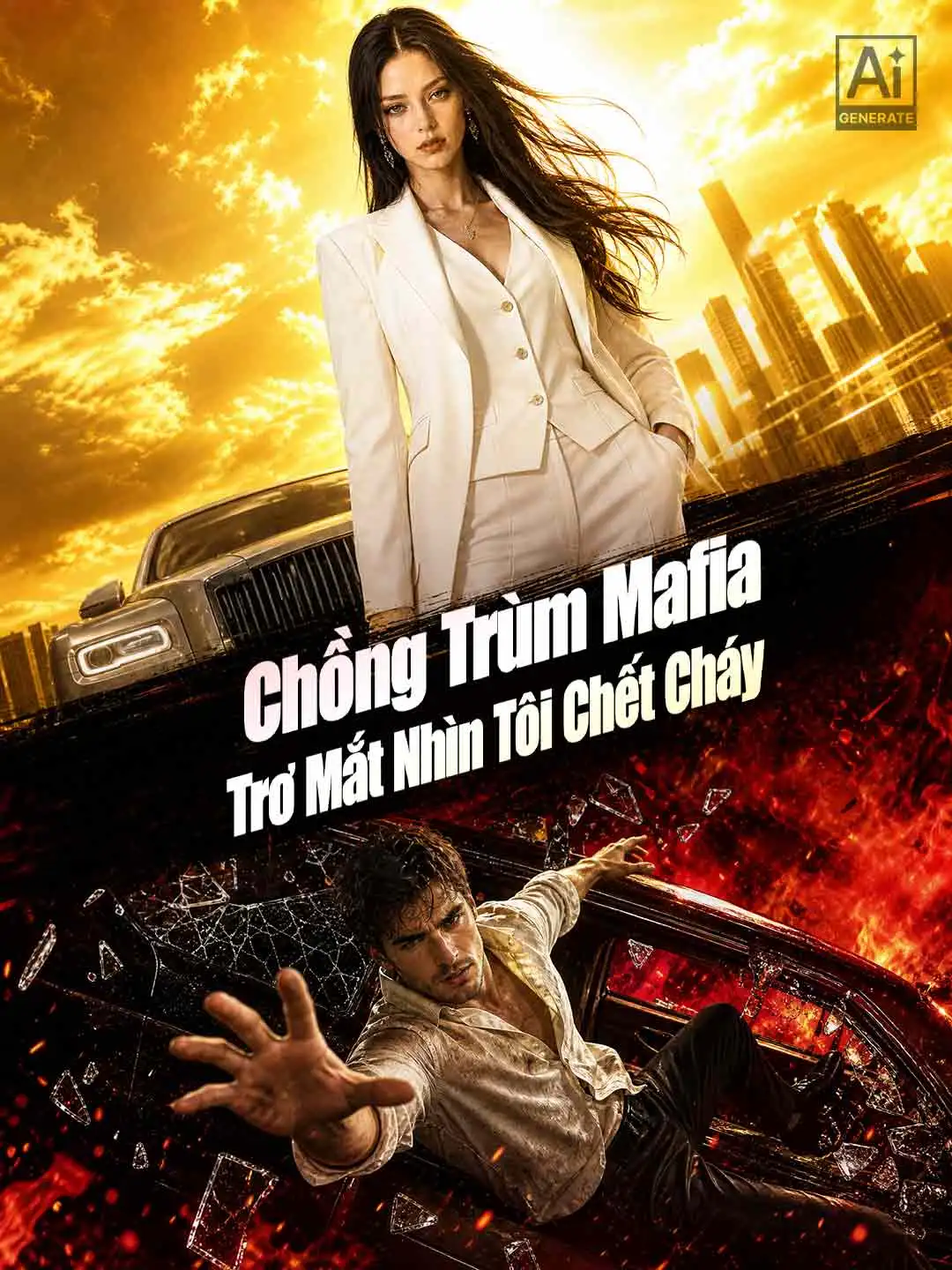 Chồng Trùm Mafia Trơ Mắt Nhìn Tôi Chết Cháy short drama poster