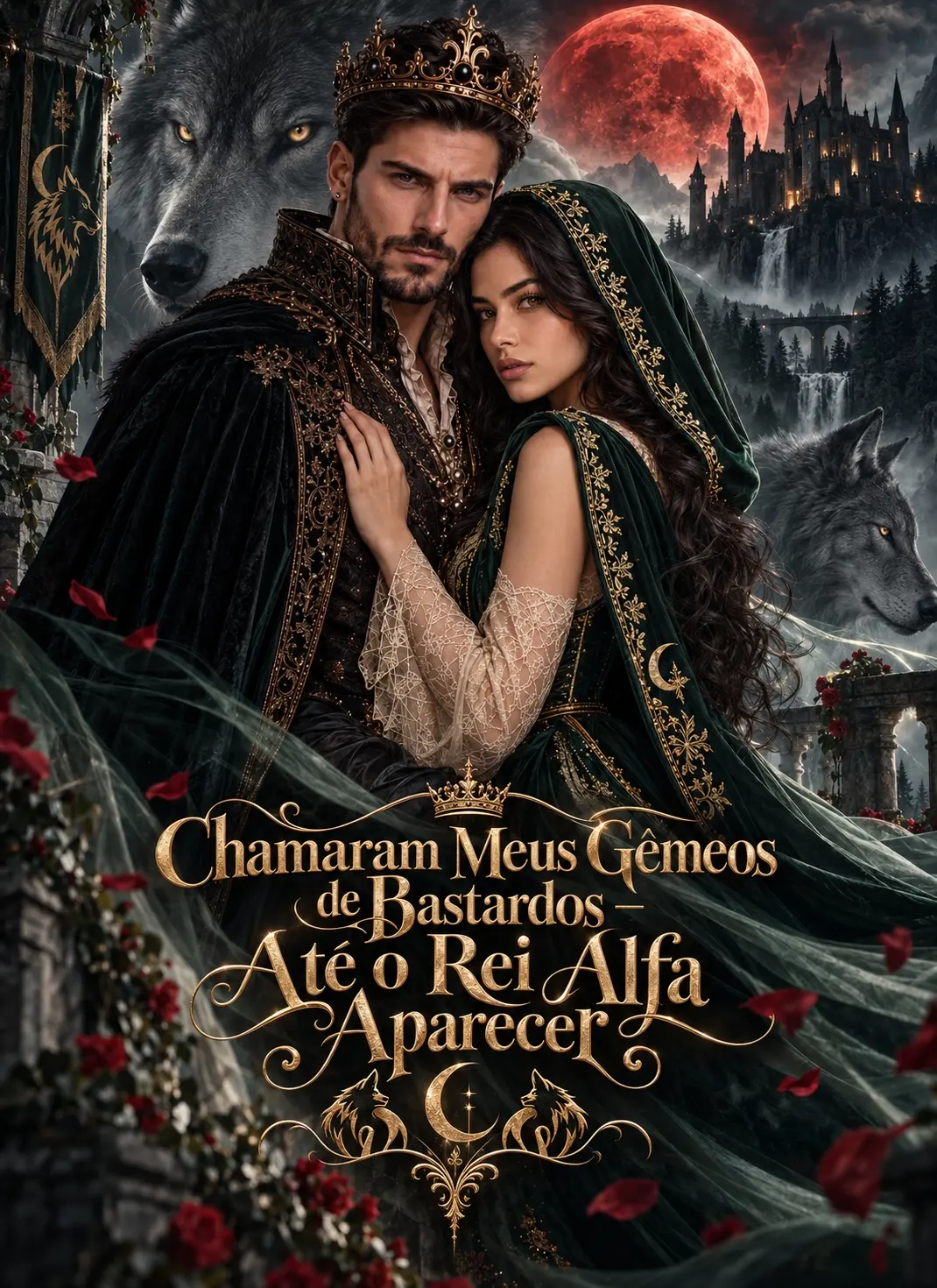 Chamaram Meus Gêmeos de Bastardos — Até o Rei Alfa Aparecer short drama poster