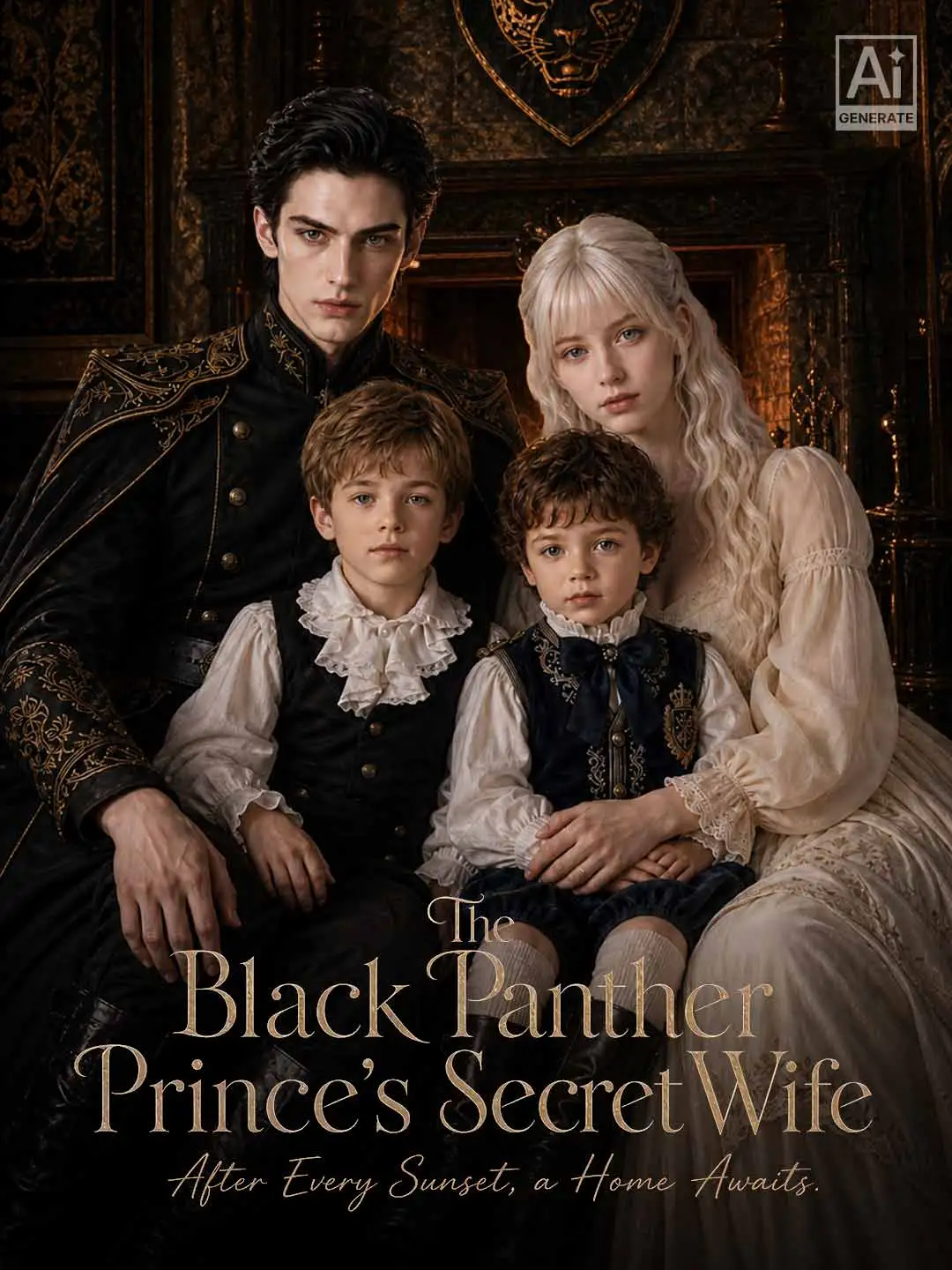 The Black Panther Prince's Secret Wife short drama poster