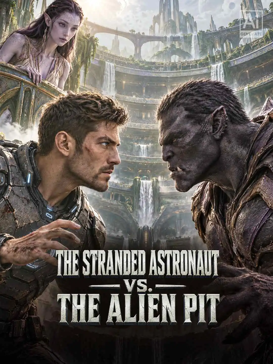 The Stranded Astronaut vs. The Alien Pit short drama poster