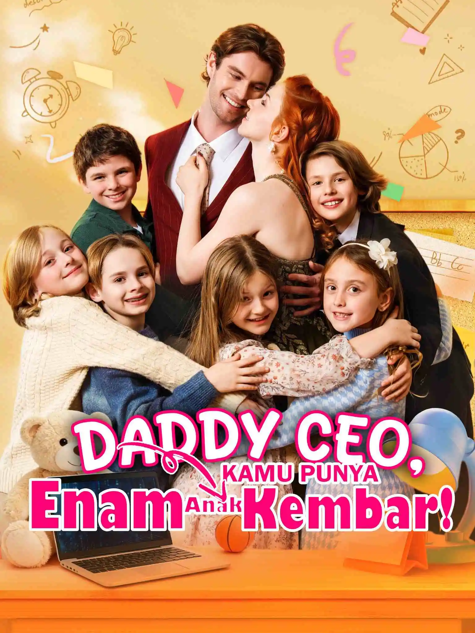 Billionaire Daddy, You have Sextuplets! short drama poster
