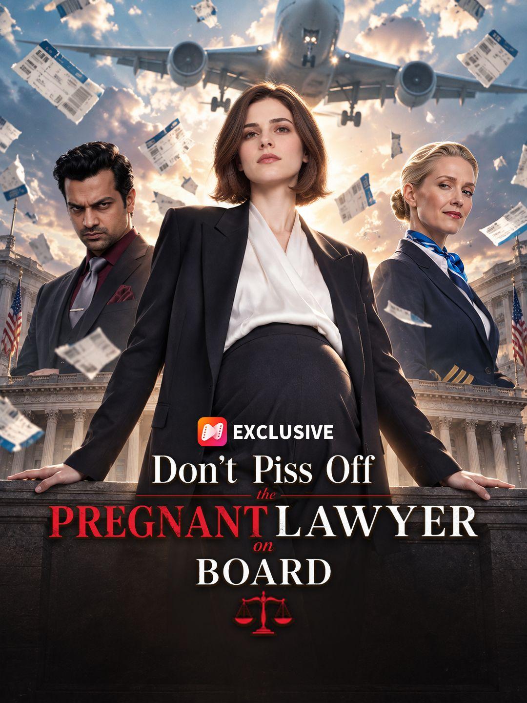 Don't Piss Off the Pregnant Lawyer on Board short drama poster