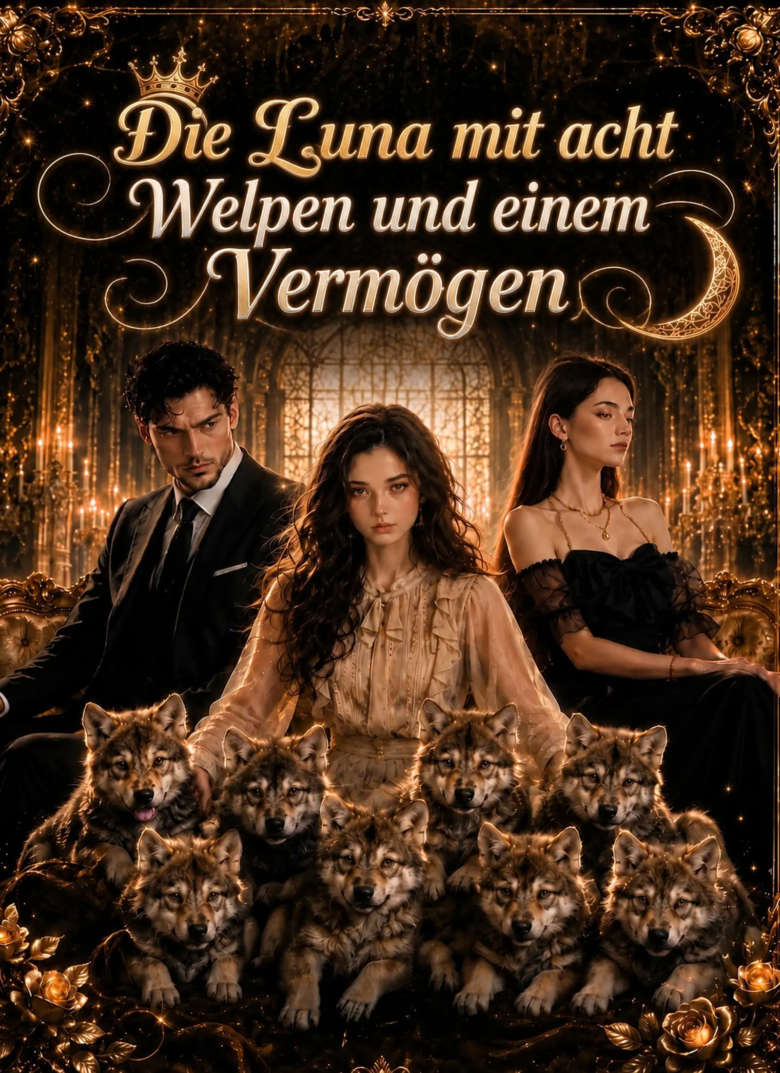 Die Luna mit acht Welpen und einem Vermögen short drama poster