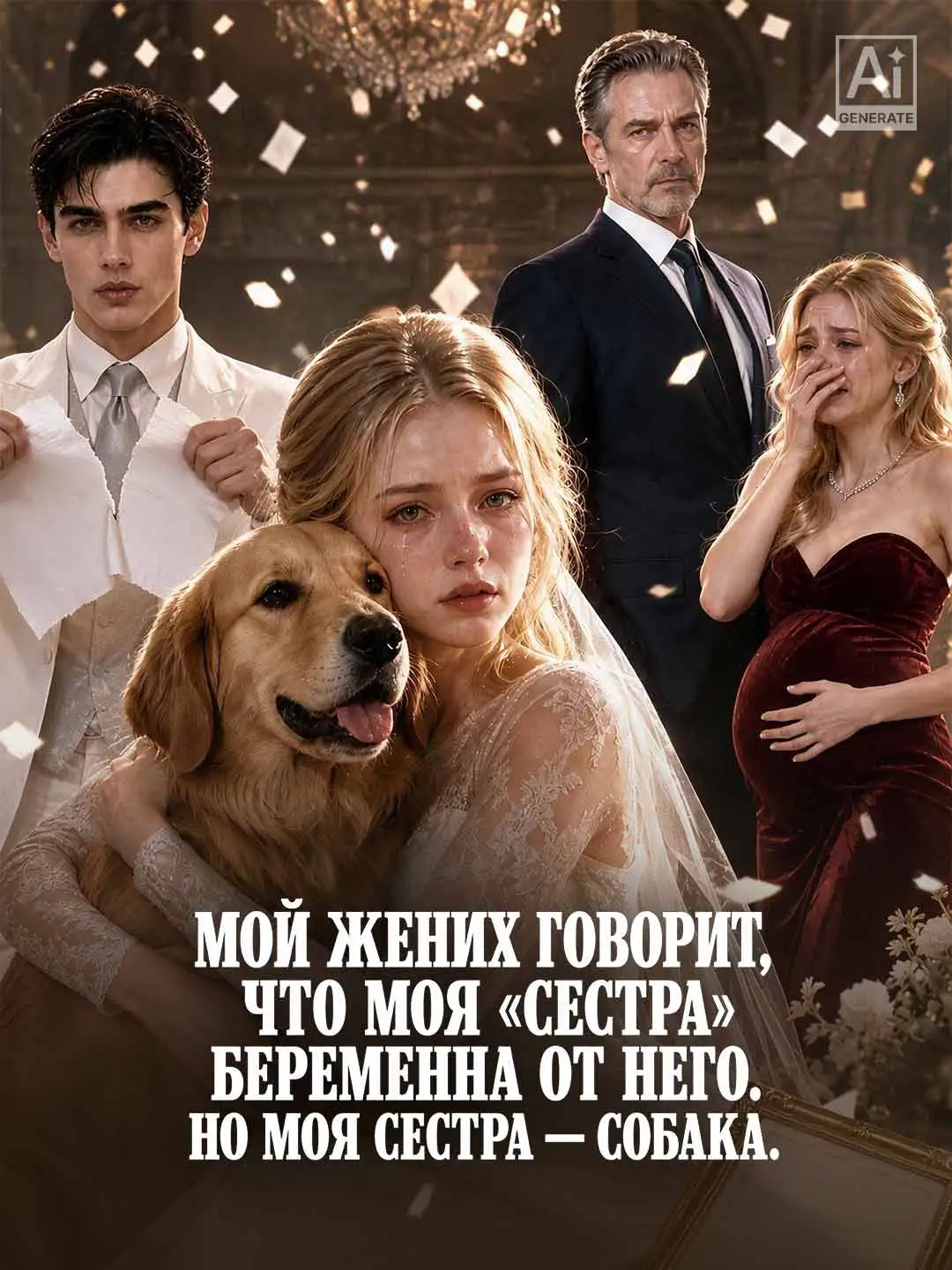 Мой жених говорит, что моя «сестра» беременна от него. Но моя сестра — собака. short drama poster