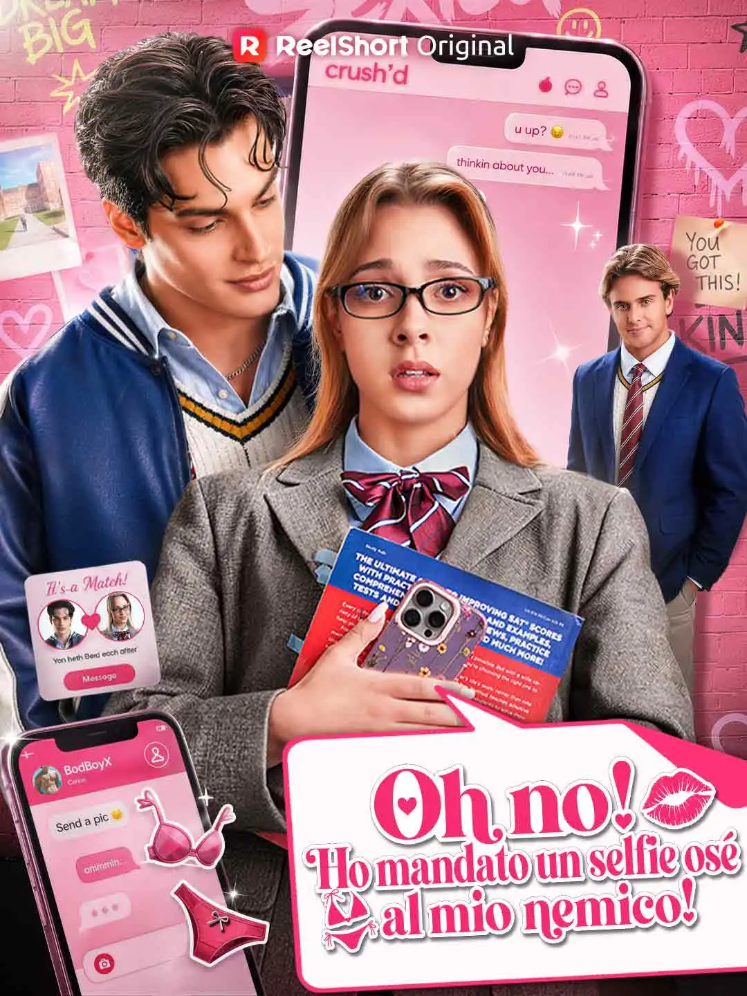 Oh no! Ho mandato un selfie osé al mio nemico! short drama poster