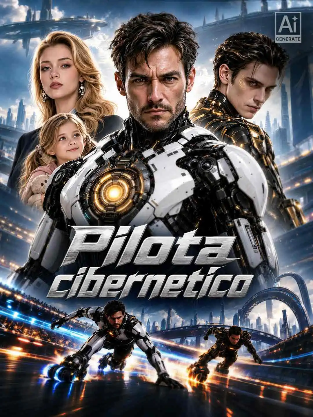 Pilota cibernetico short drama poster
