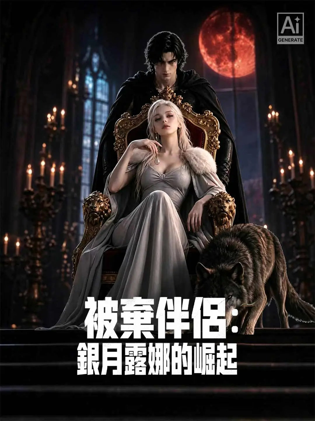 被棄伴侶：銀月露娜的崛起 short drama poster