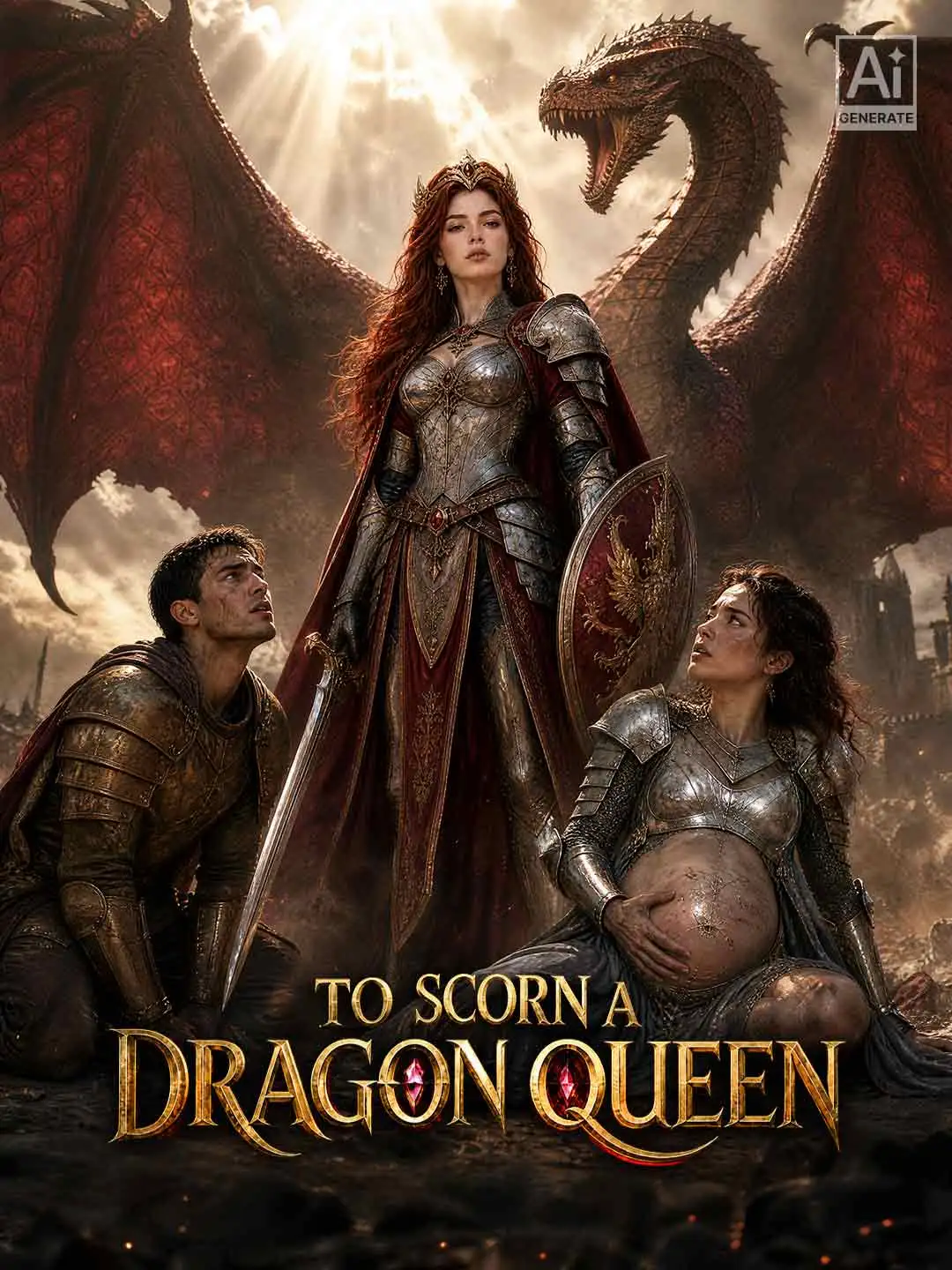 To Scorn a Dragon Queen short drama poster