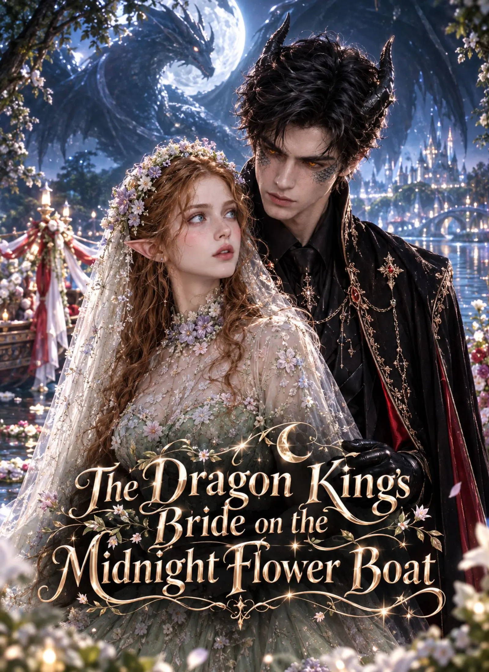 The Dragon King’s Bride on the Midnight Flower Boat short drama poster