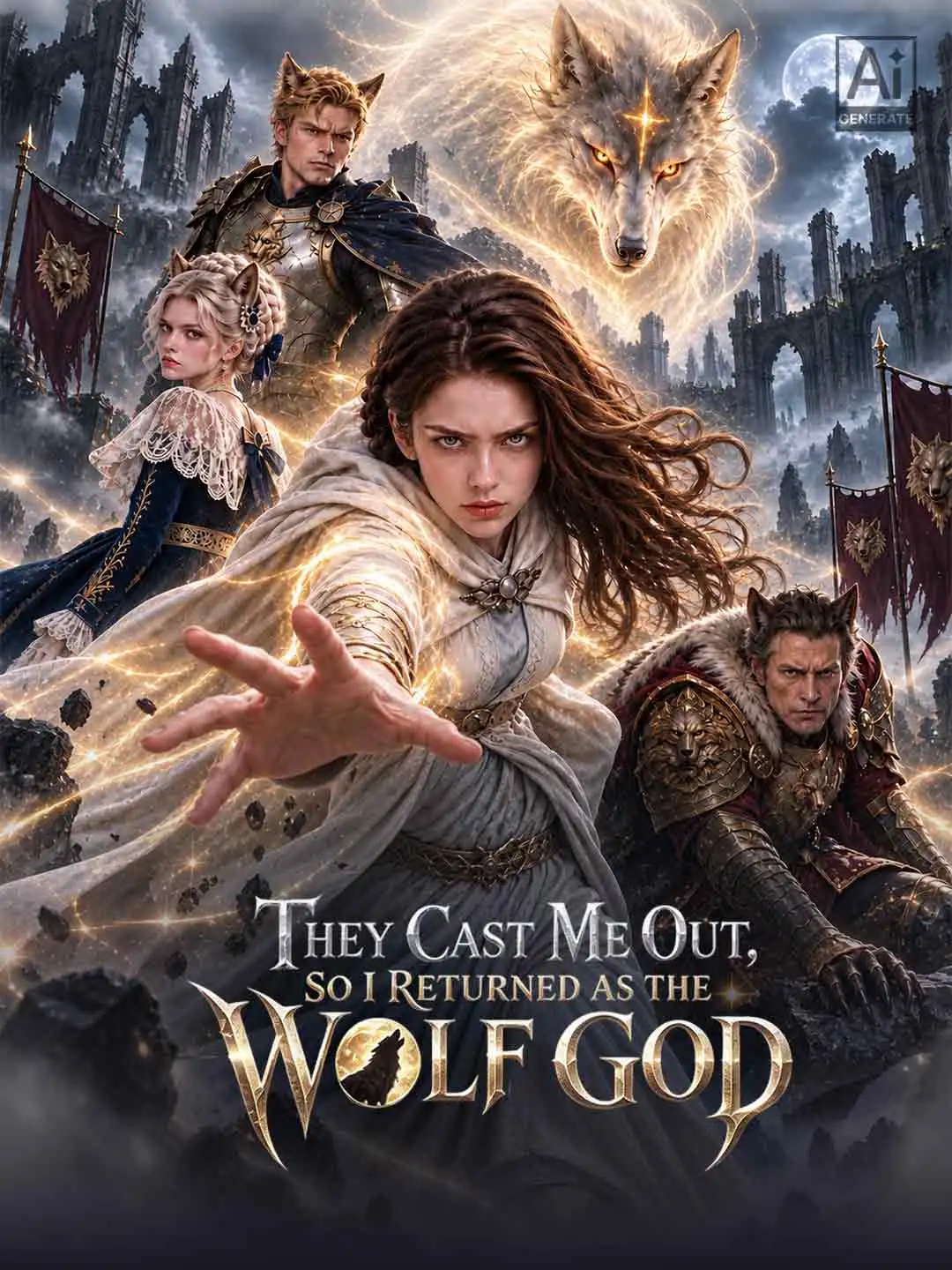 They Cast Me Out, So I Returned as the Wolf God short drama poster