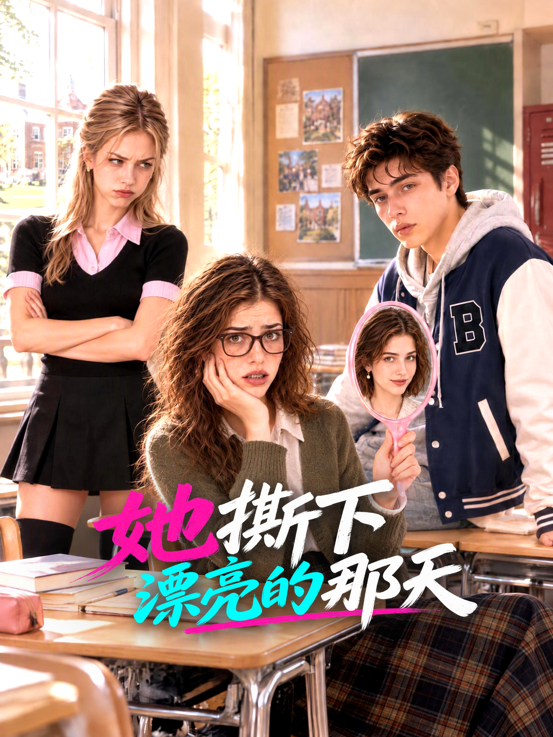 她撕下漂亮的那天 short drama poster