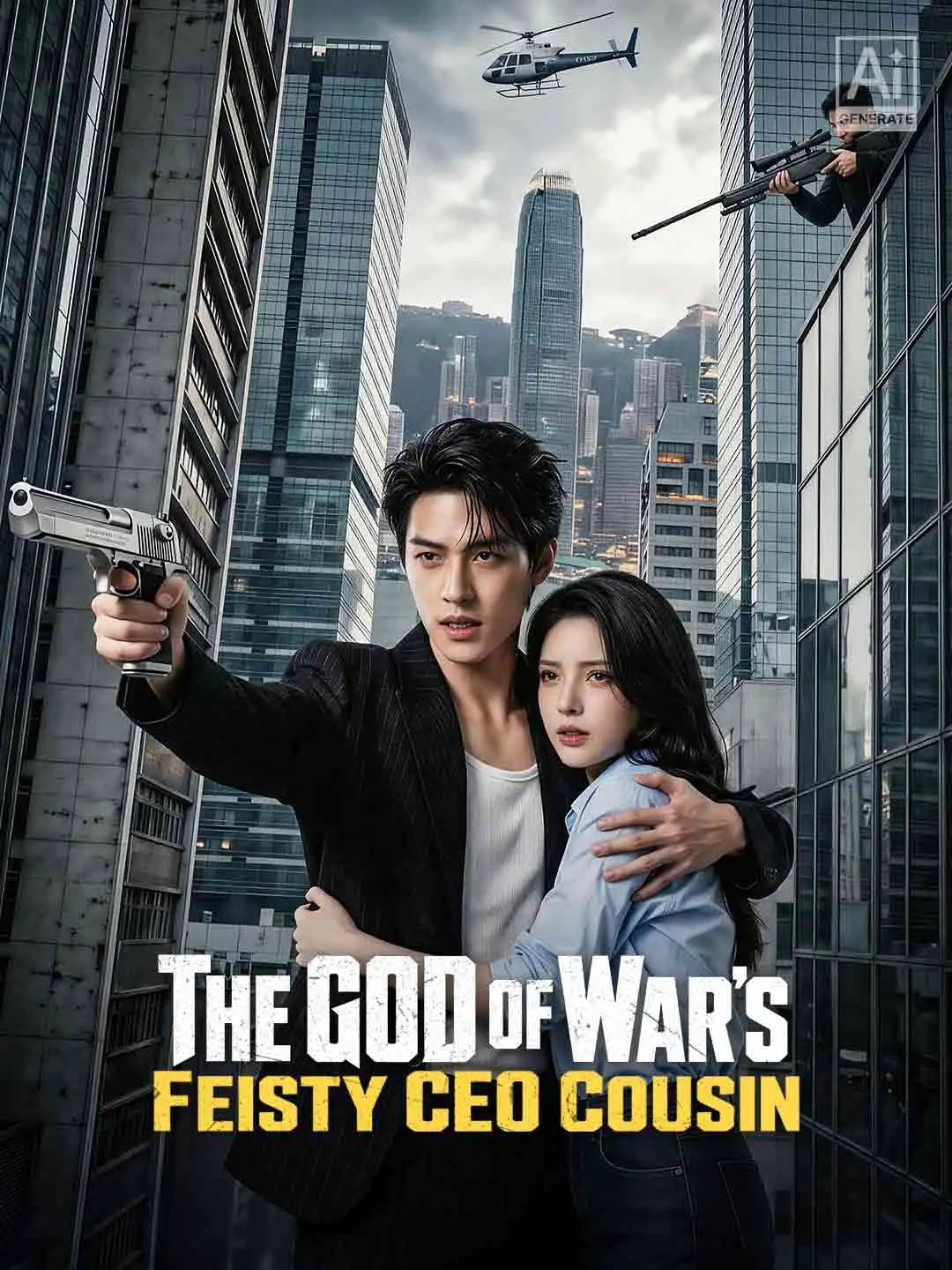 The God of War's Feisty CEO Cousin short drama poster
