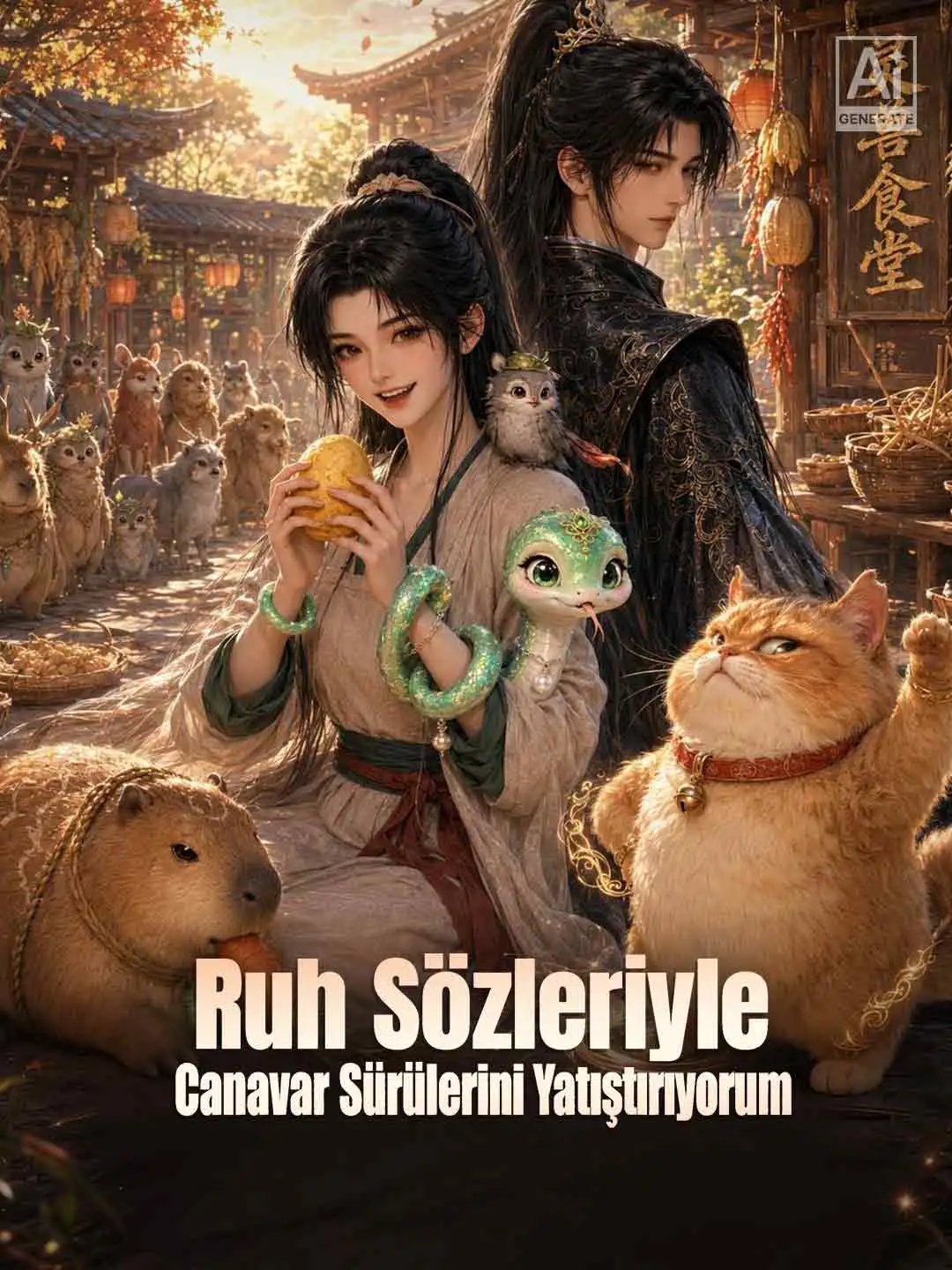 Ruh Sözleriyle Canavar Sürülerini Yatıştırıyorum short drama poster