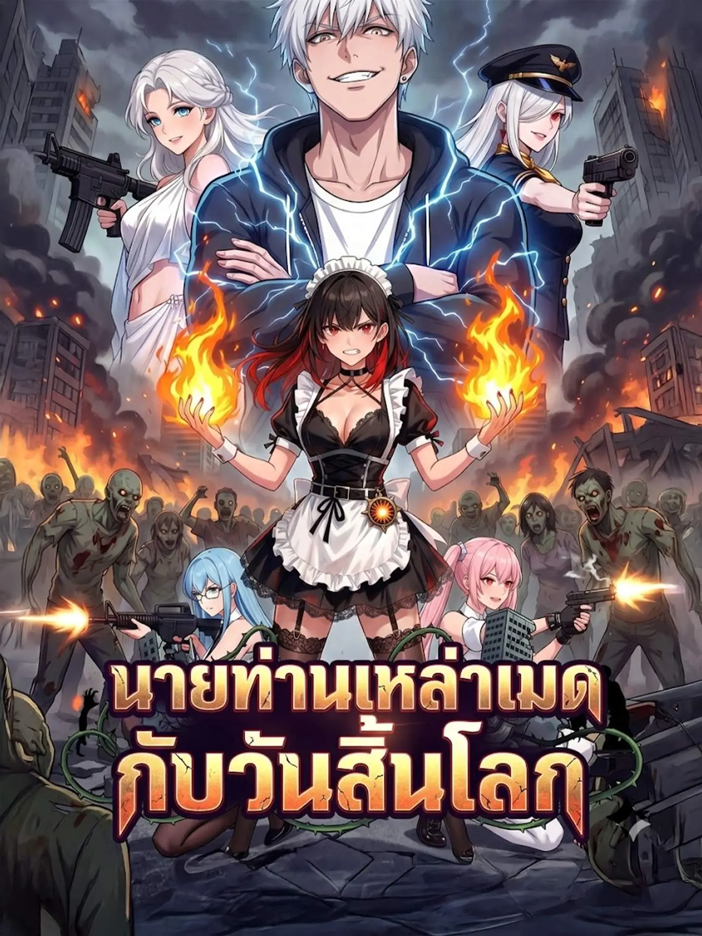 นายท่านเหล่าเมดกับวันสิ้นโลก short drama poster