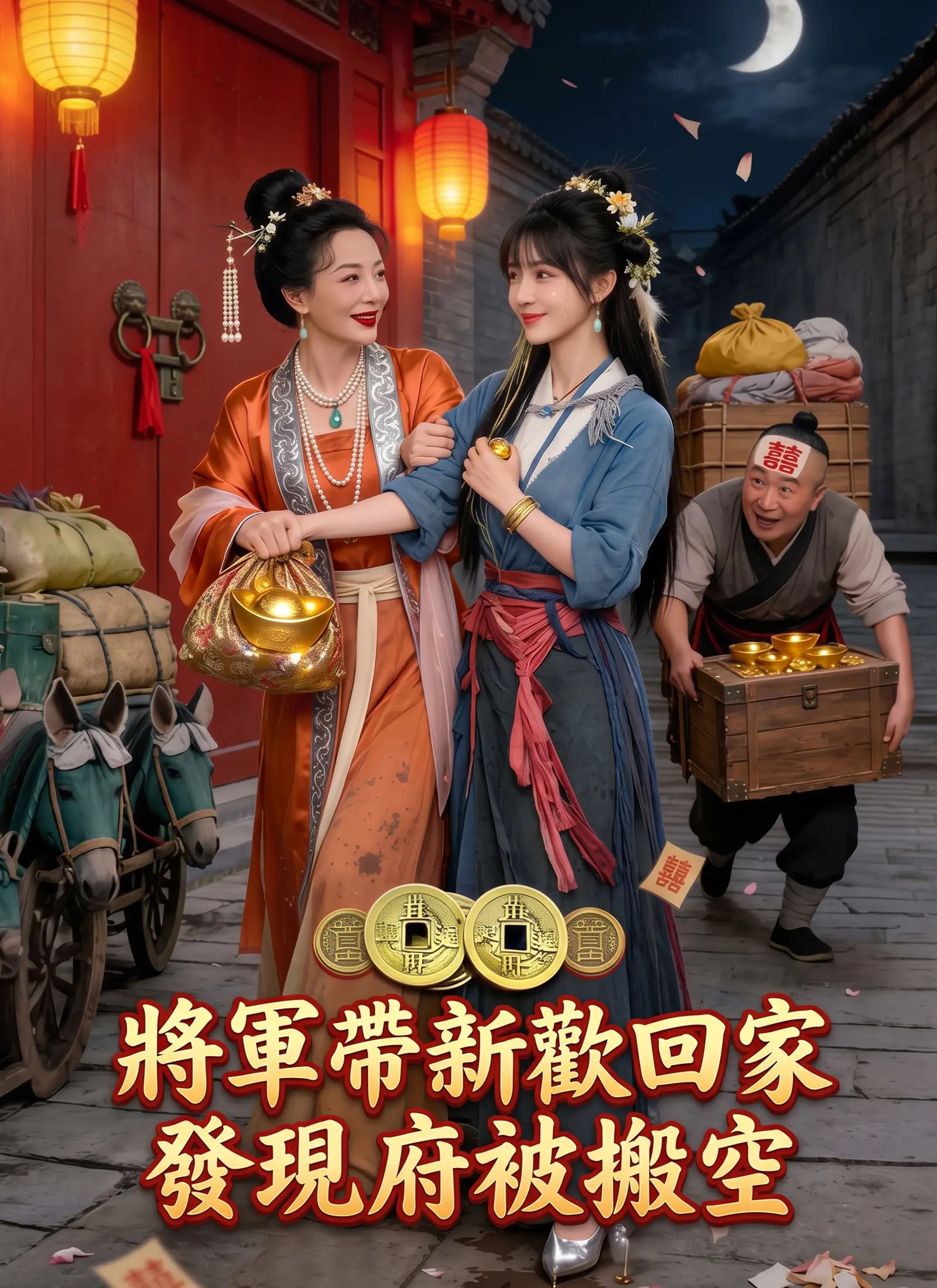 將軍帶新歡回家發現府被搬空 short drama poster