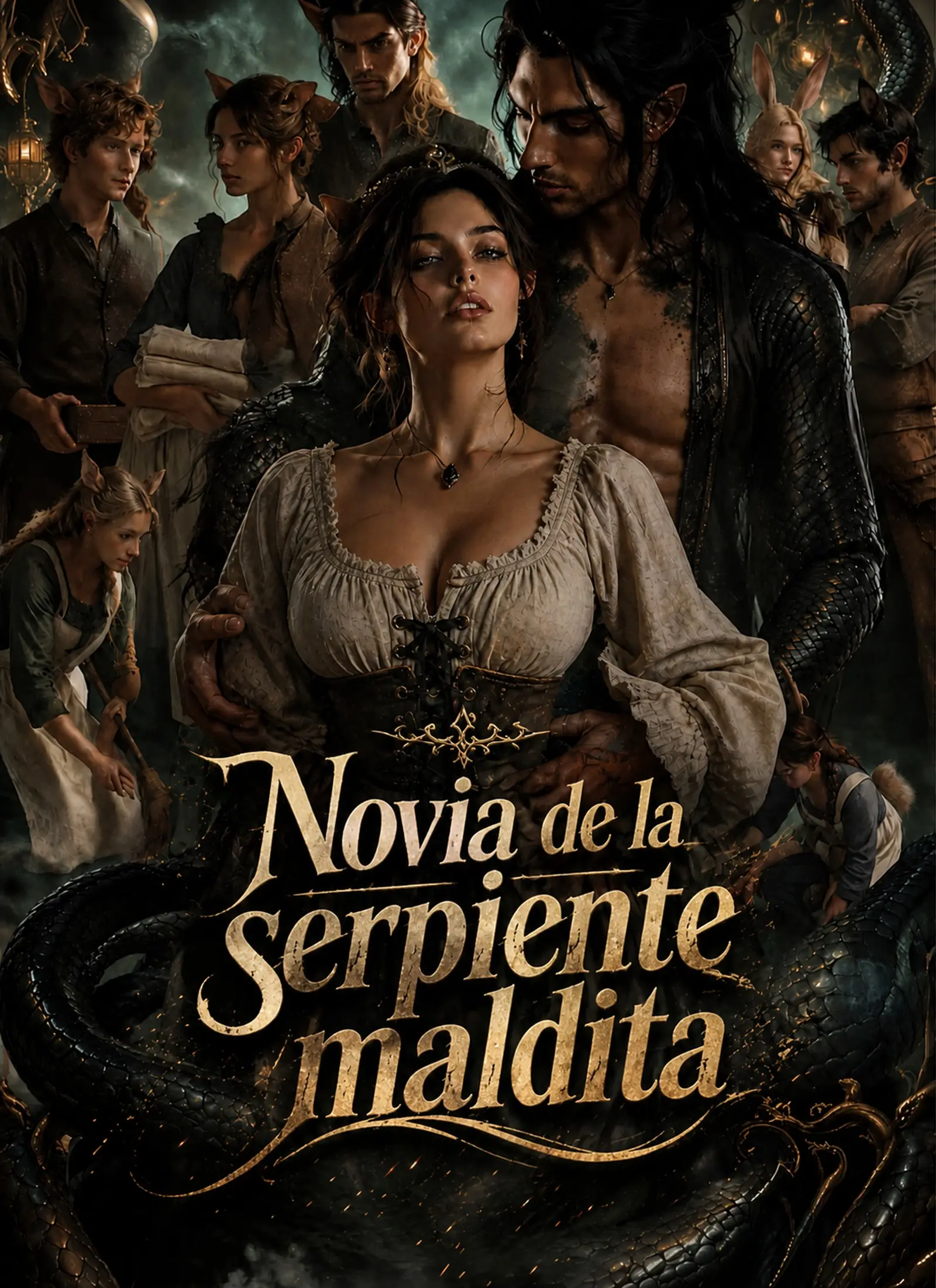 Novia de la serpiente maldita short drama poster
