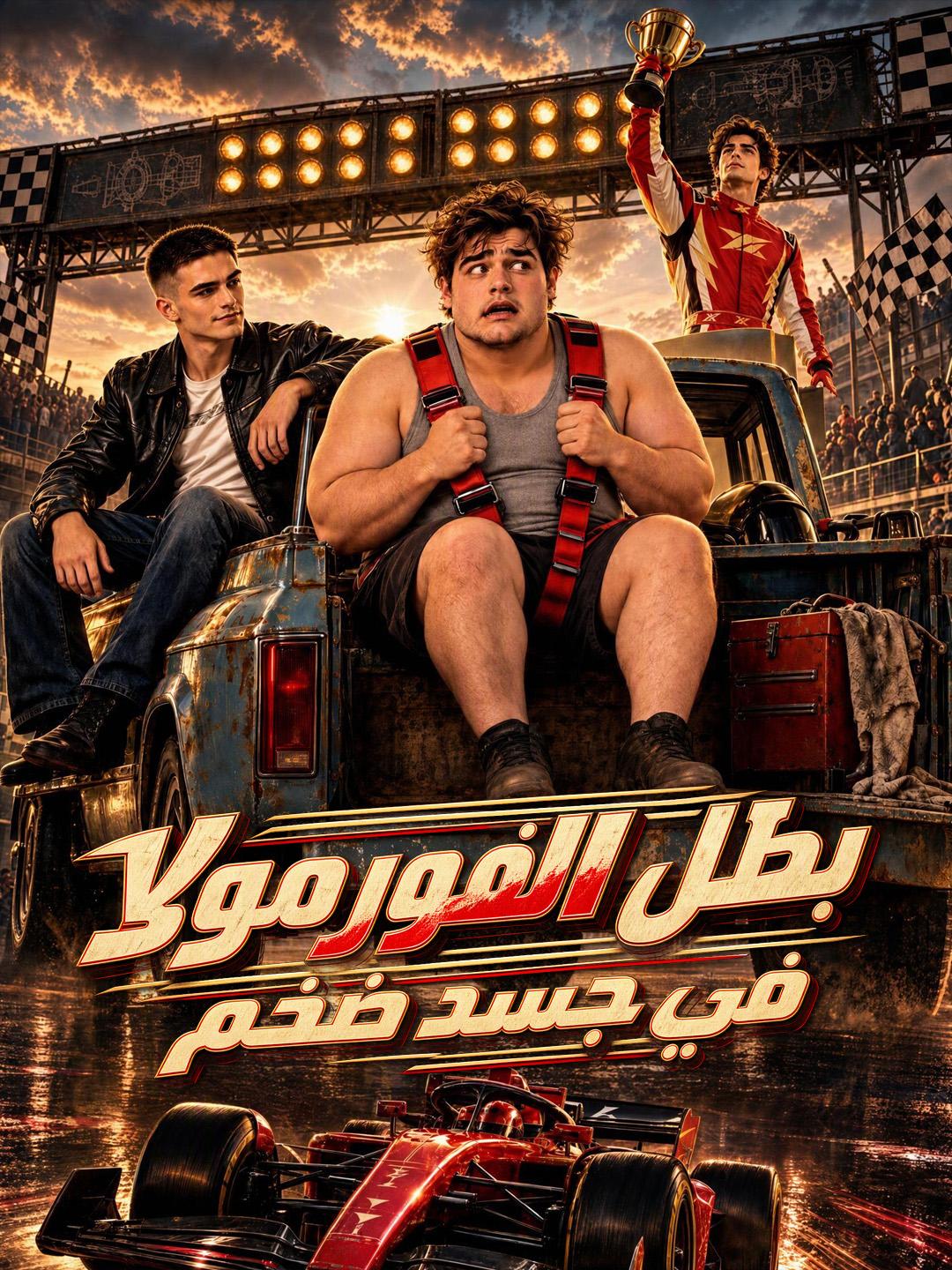 بطل الفورمولا في جسد ضخم short drama poster