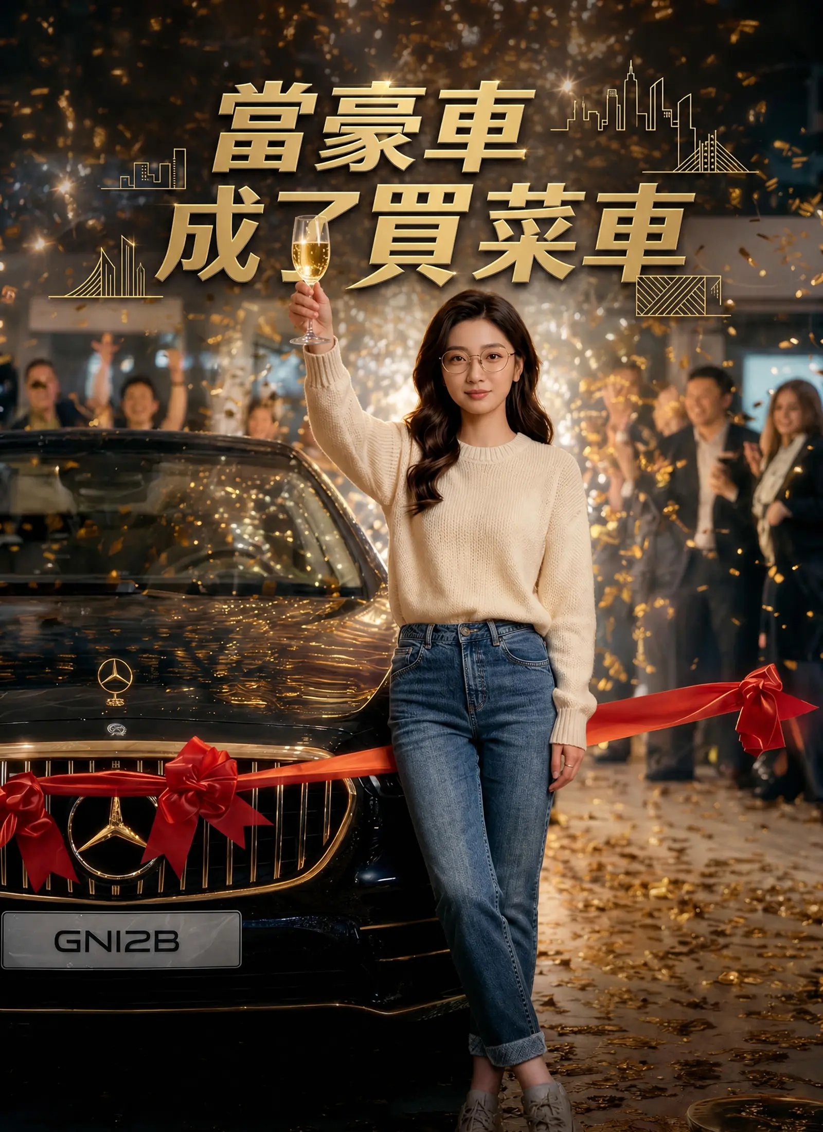 當豪車成了買菜車 short drama poster