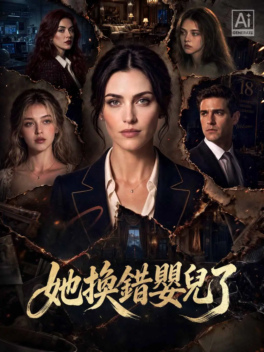 她換錯嬰兒了 short drama poster
