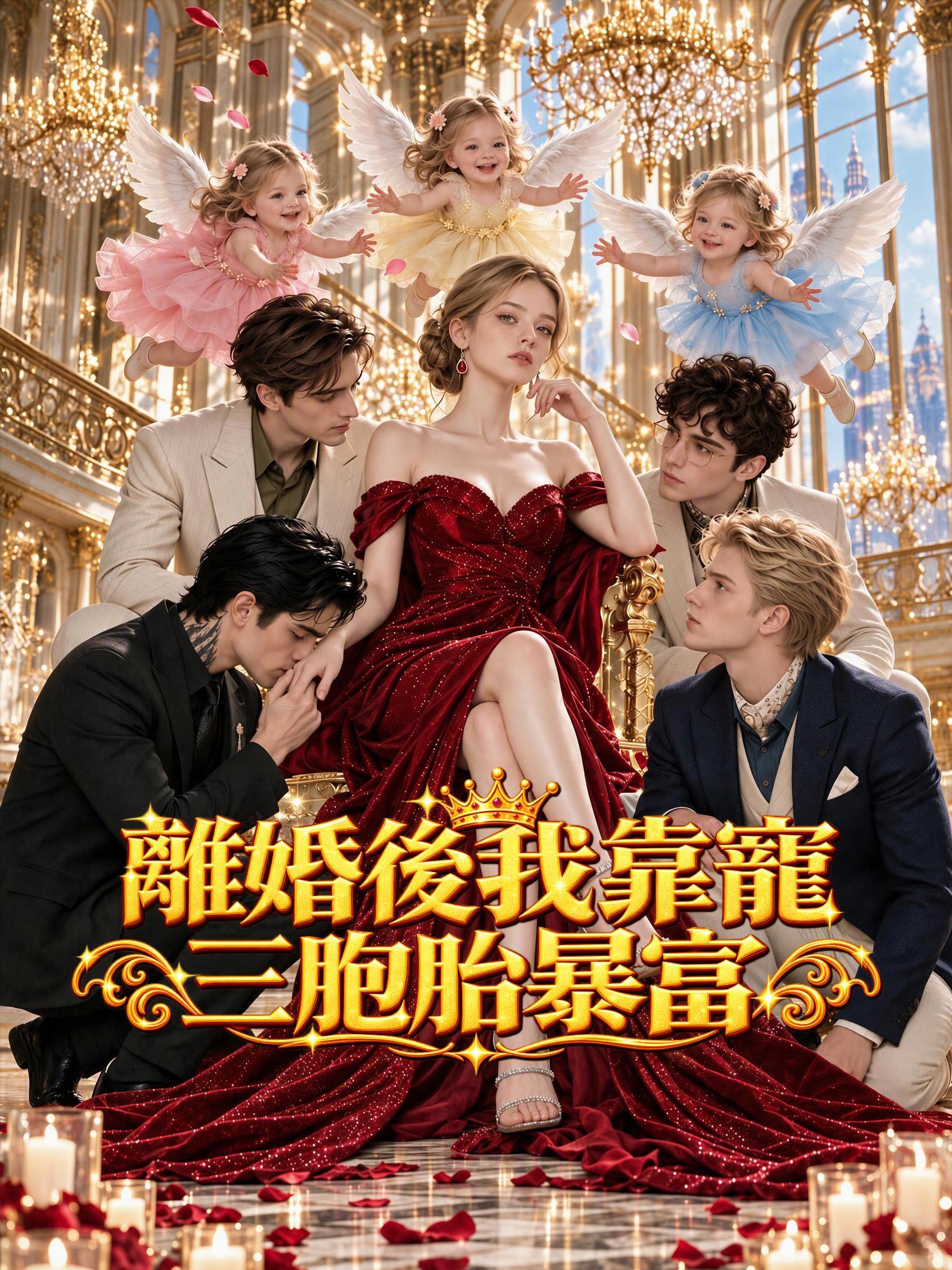 離婚後我靠寵三胞胎暴富 short drama poster