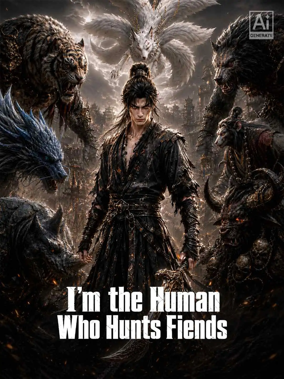 I'm the Human Who Hunts Fiends short drama poster