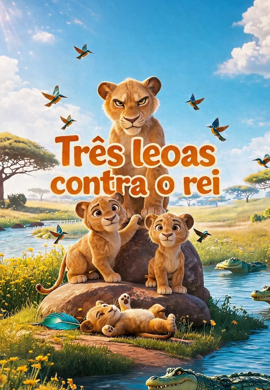 Três leoas contra o rei short drama poster
