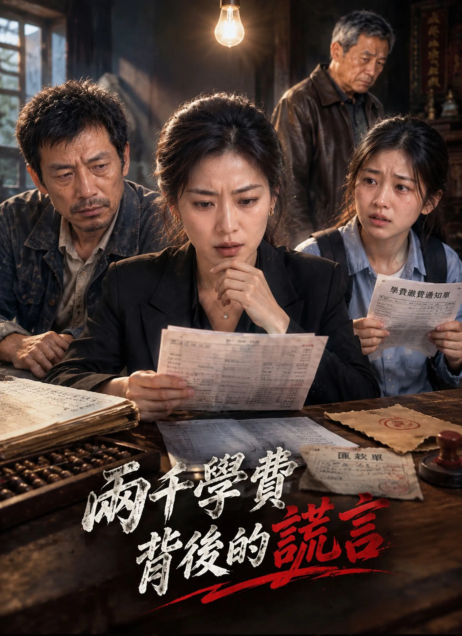 兩千學費背後的謊言 short drama poster
